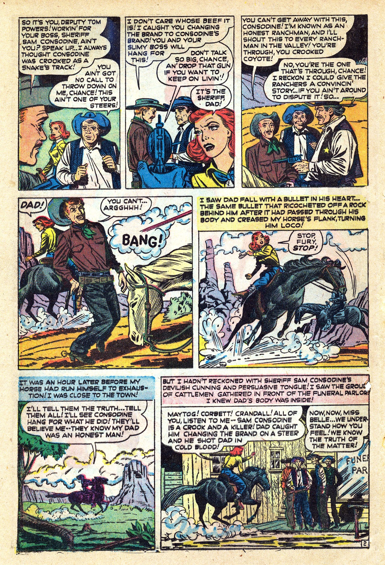 Read online Western Life Romances comic -  Issue #2 - 24