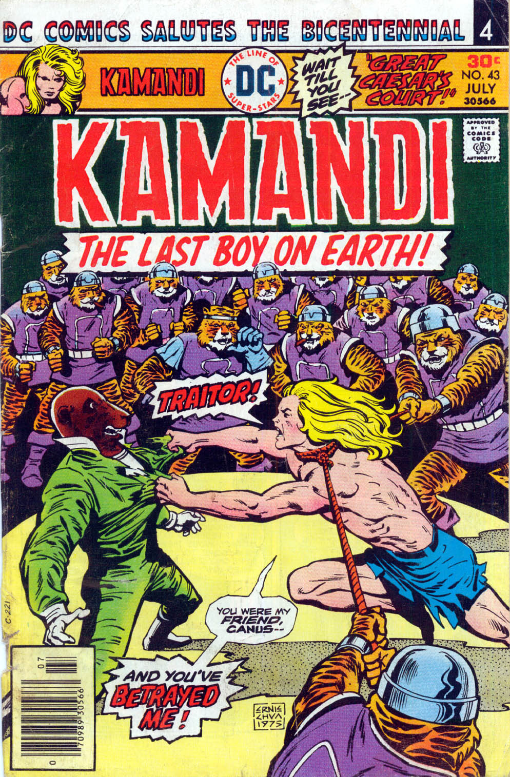 Read online Kamandi, The Last Boy On Earth comic -  Issue #43 - 1