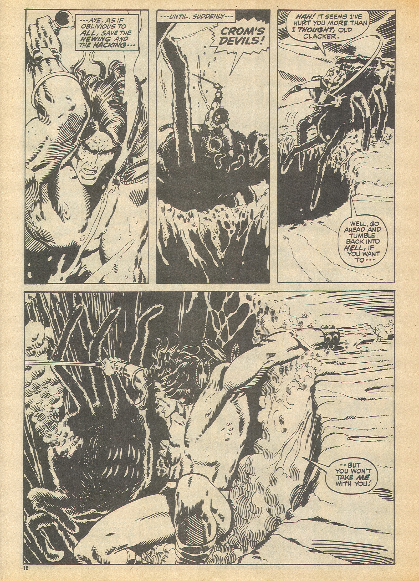 Read online The Savage Sword of Conan (1975) comic -  Issue #14 - 18