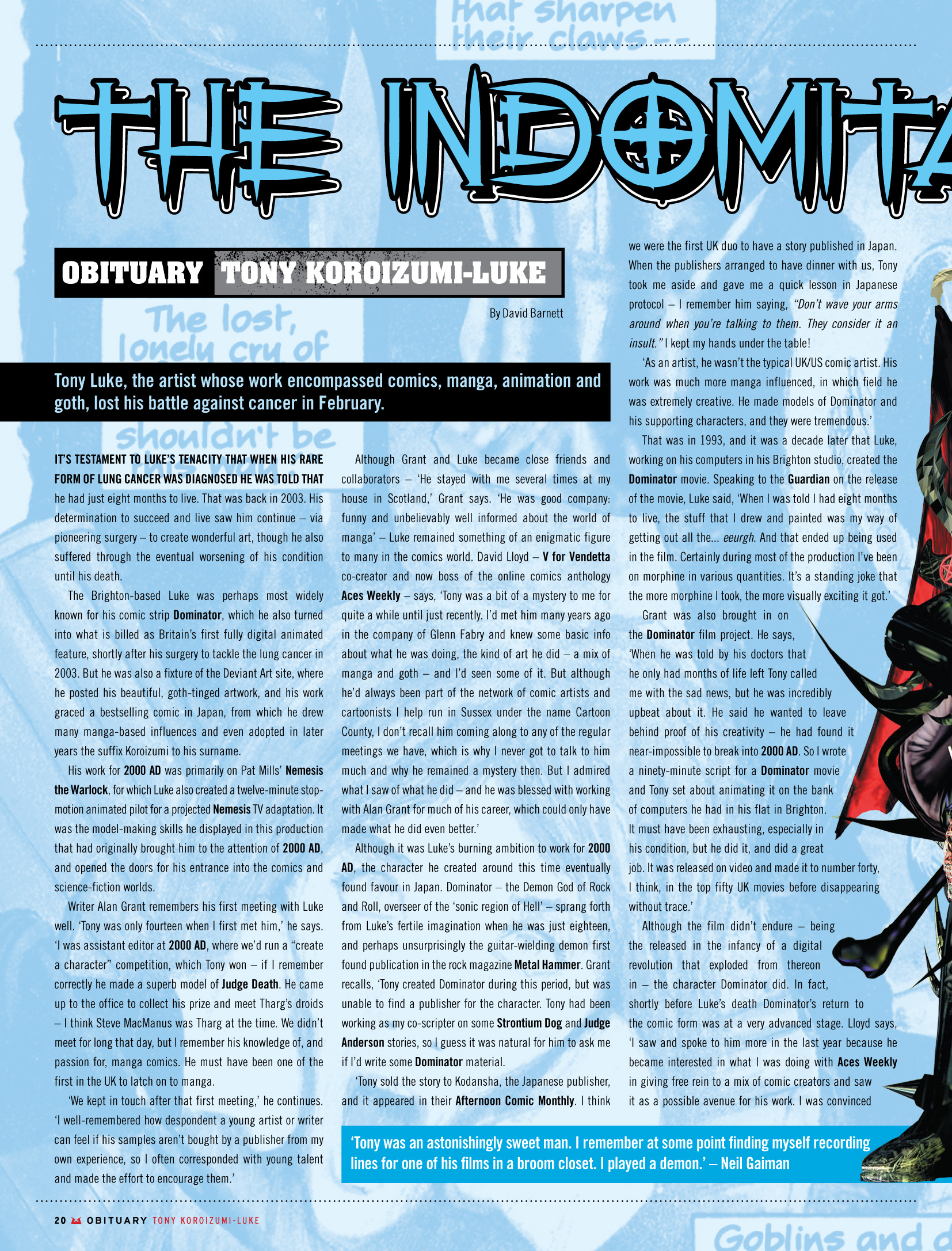 Read online Judge Dredd Megazine (Vol. 5) comic -  Issue #371 - 20