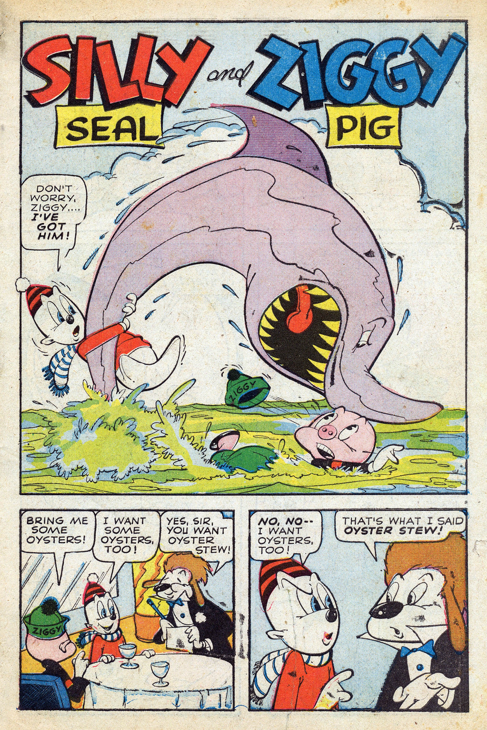 Read online Ziggy Pig-Silly Seal Comics (1944) comic -  Issue #1 - 3