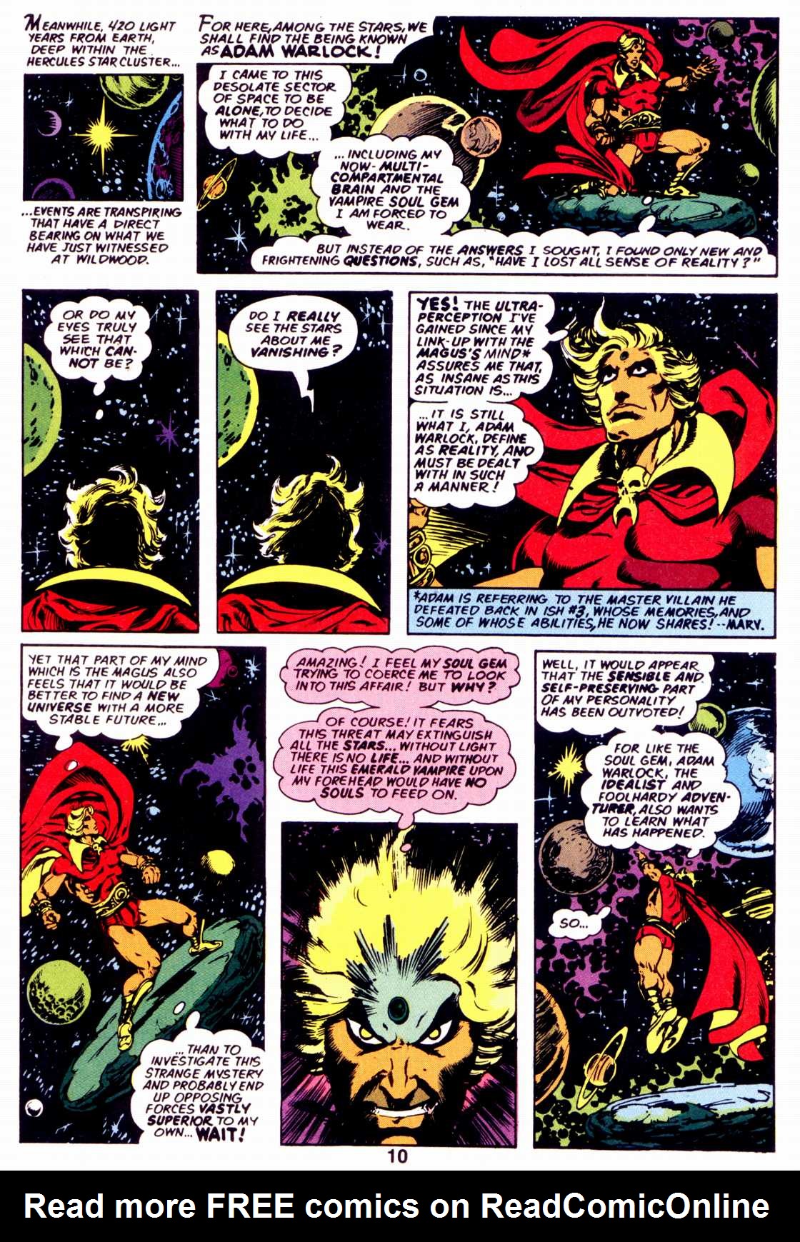 Read online Warlock (1982) comic -  Issue #4 - 12