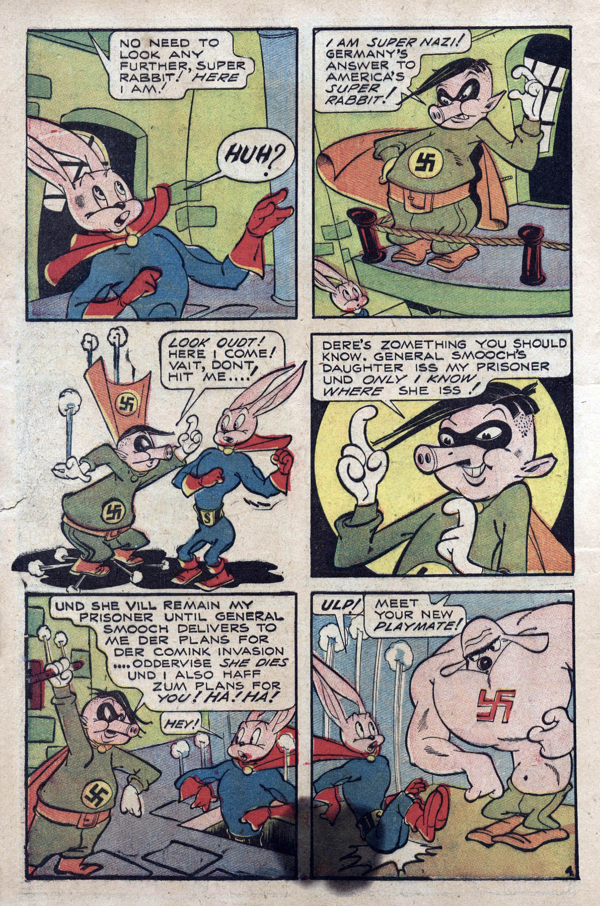Read online Super Rabbit comic -  Issue #1 - 6