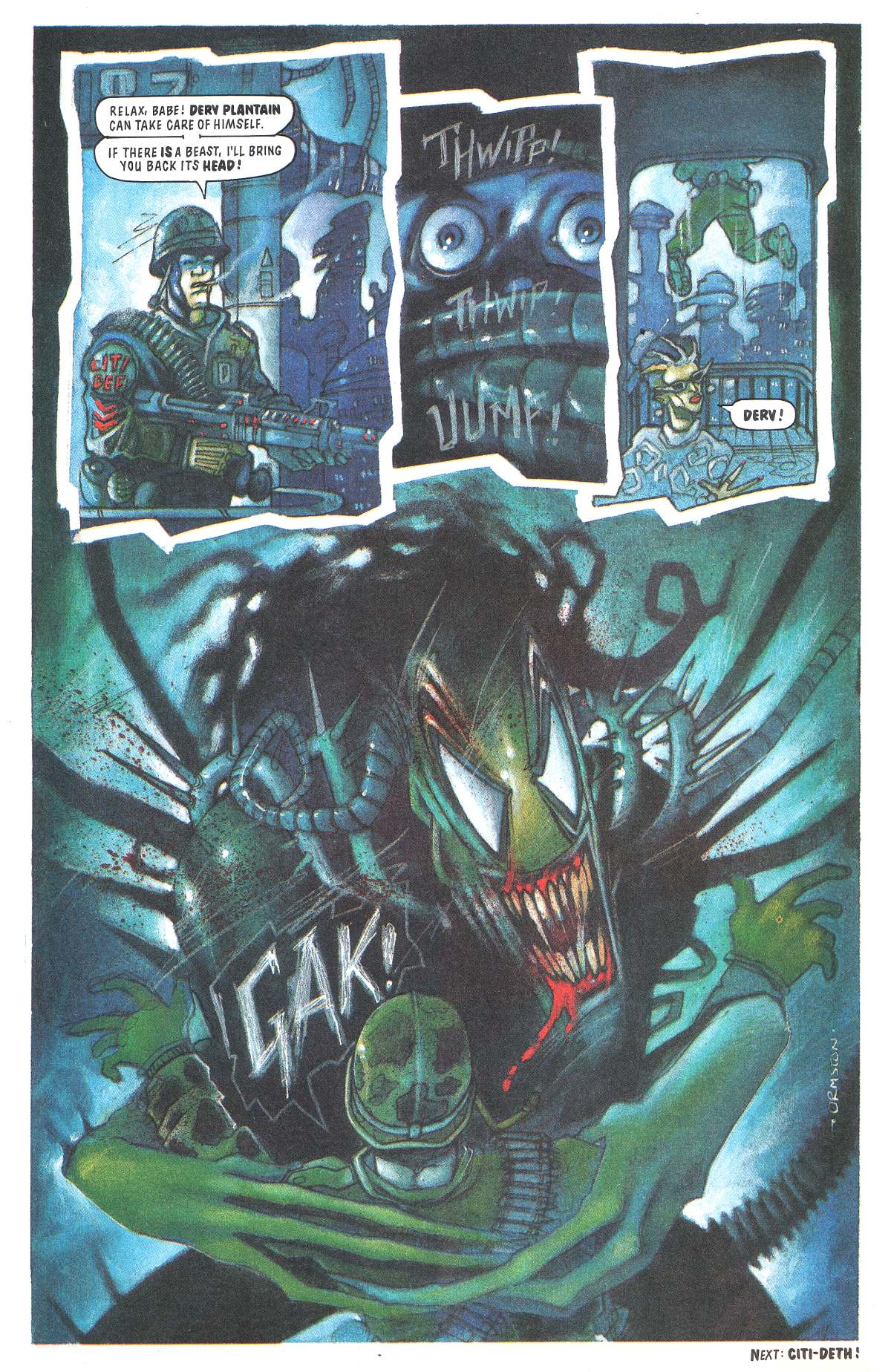 Read online Judge Dredd: The Megazine comic -  Issue #12 - 12