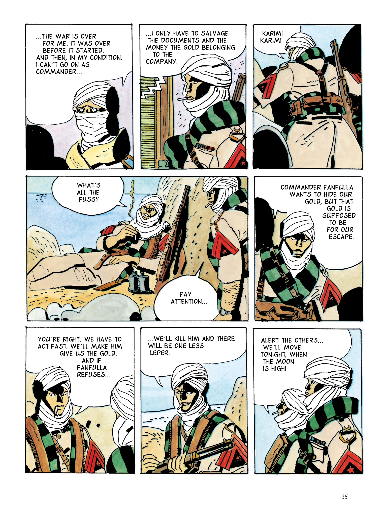 Read online The Scorpions of the Desert comic -  Issue #4 - 35
