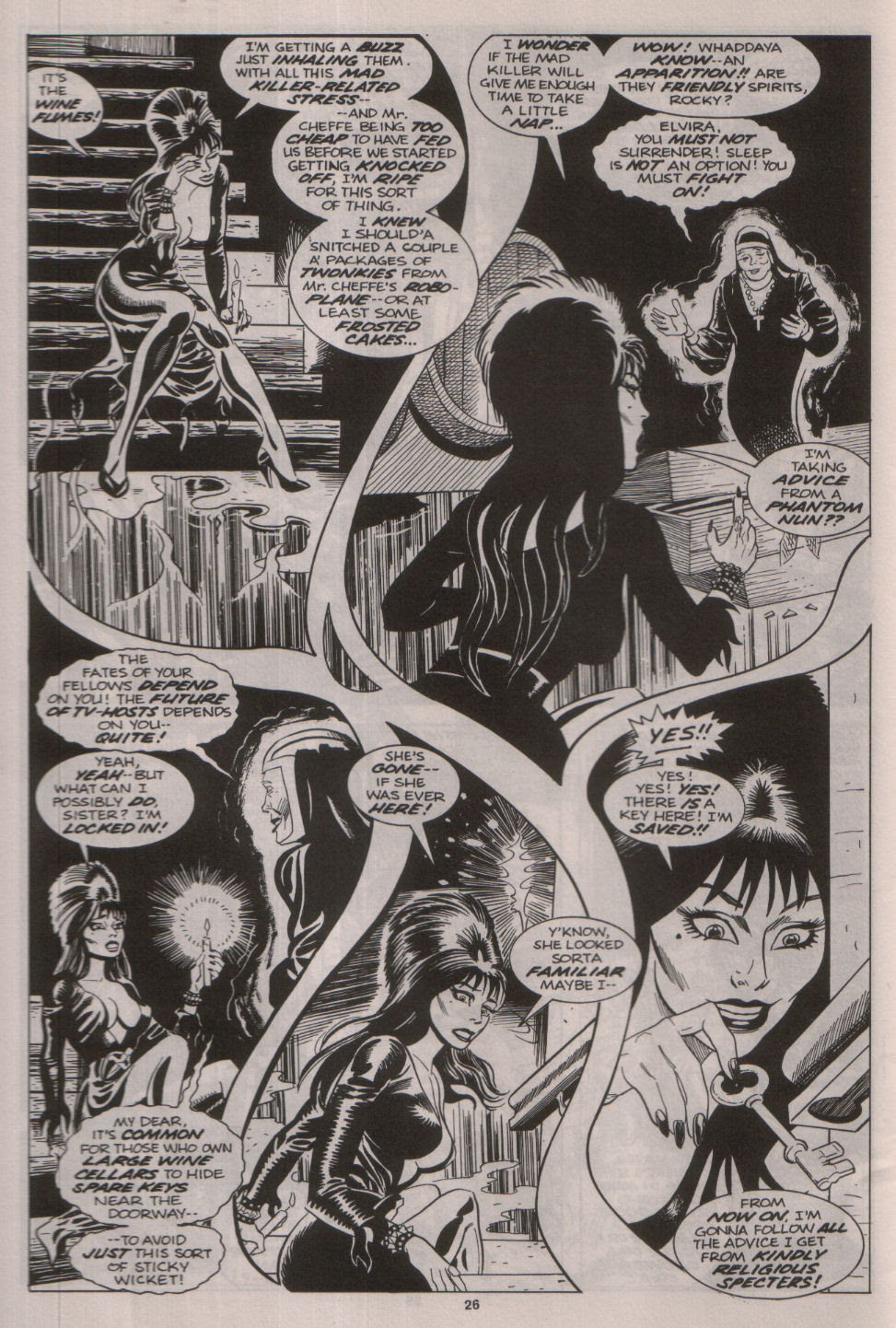Read online Elvira, Mistress of the Dark comic -  Issue #22 - 24