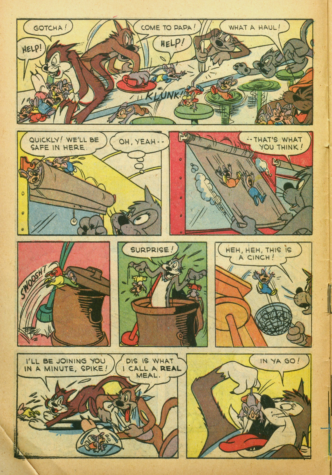 Read online Paul Terry's Mighty Mouse Comics comic -  Issue #39 - 40