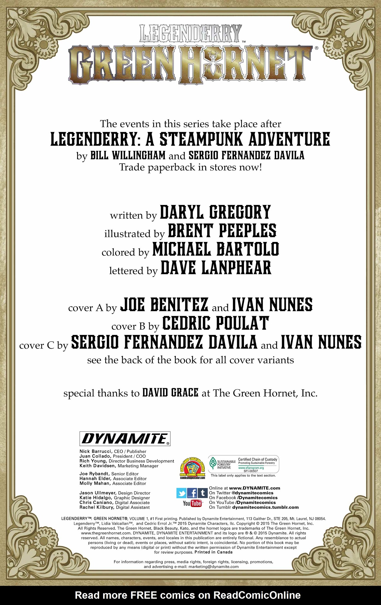 Read online Legenderry: Green Hornet comic -  Issue #1 - 4