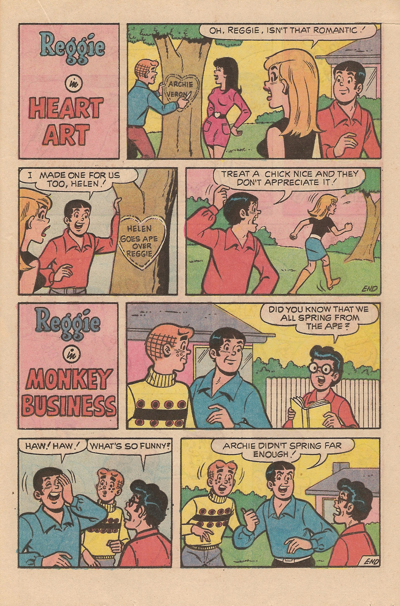 Read online Reggie's Wise Guy Jokes comic -  Issue #27 - 17