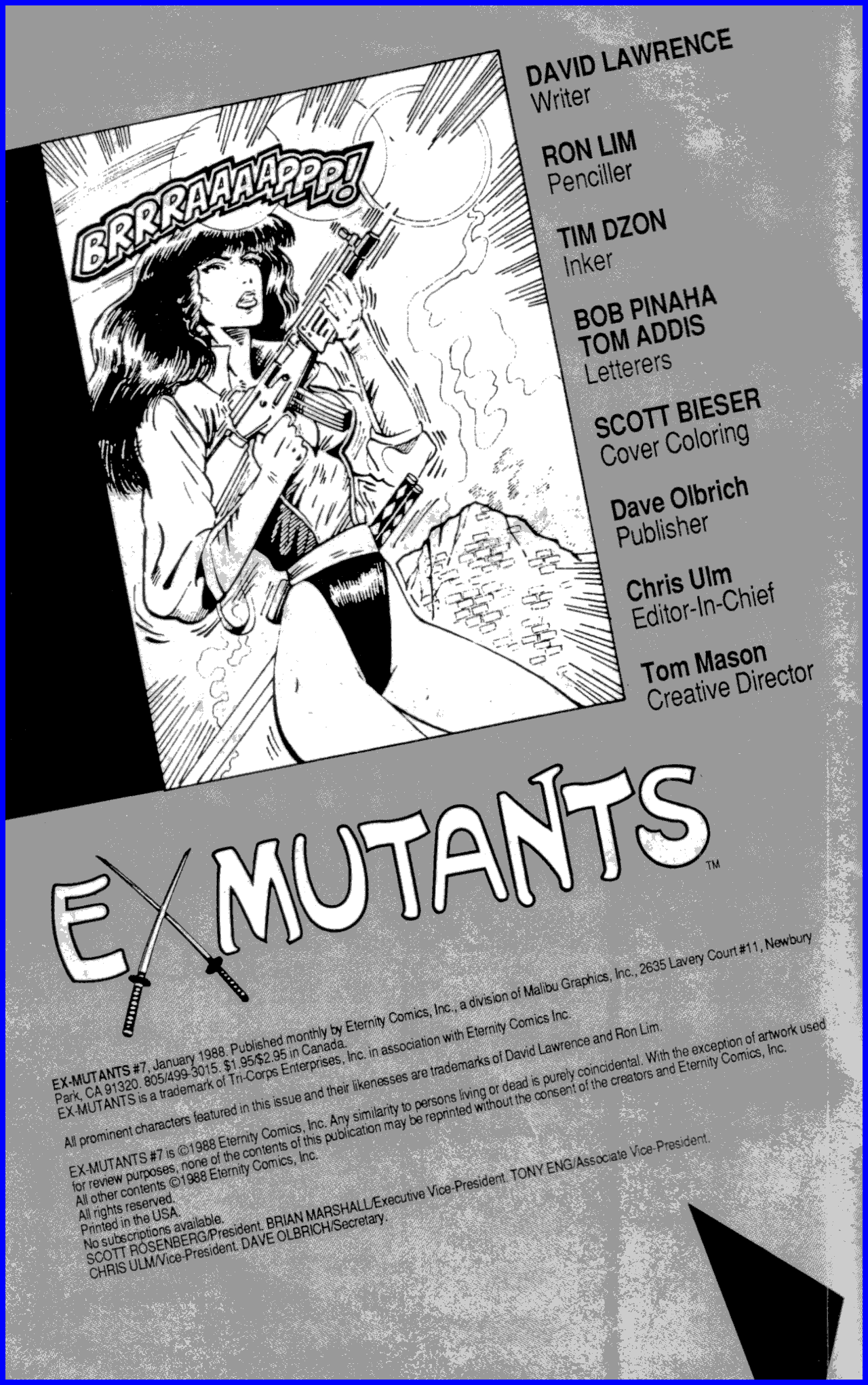 Read online Ex-Mutants (1986) comic -  Issue #7 - 7