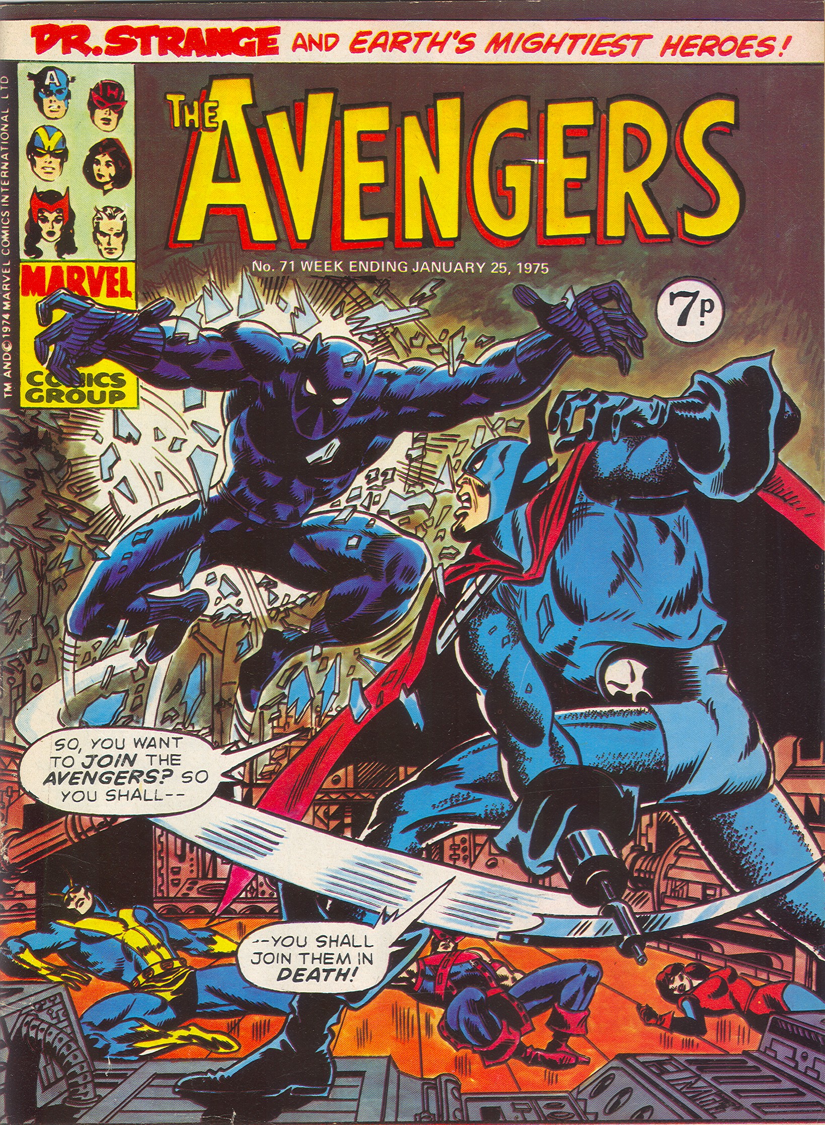 Read online The Avengers (1973) comic -  Issue #71 - 1