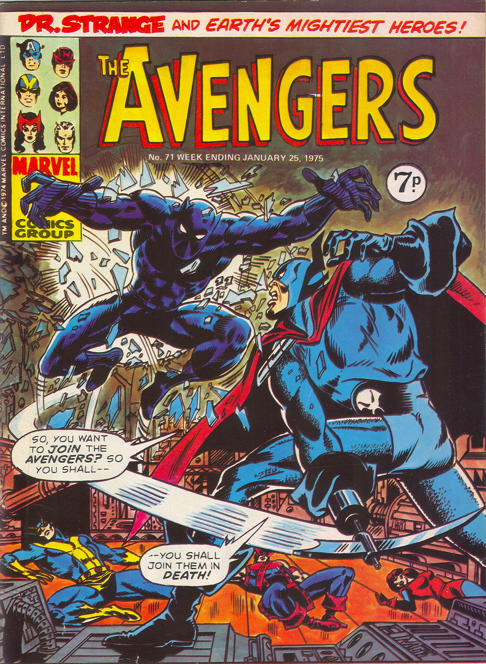 Read online The Avengers (1973) comic -  Issue #71 - 1