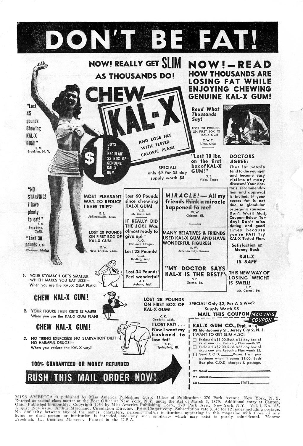 Read online Miss America comic -  Issue #65 - 2