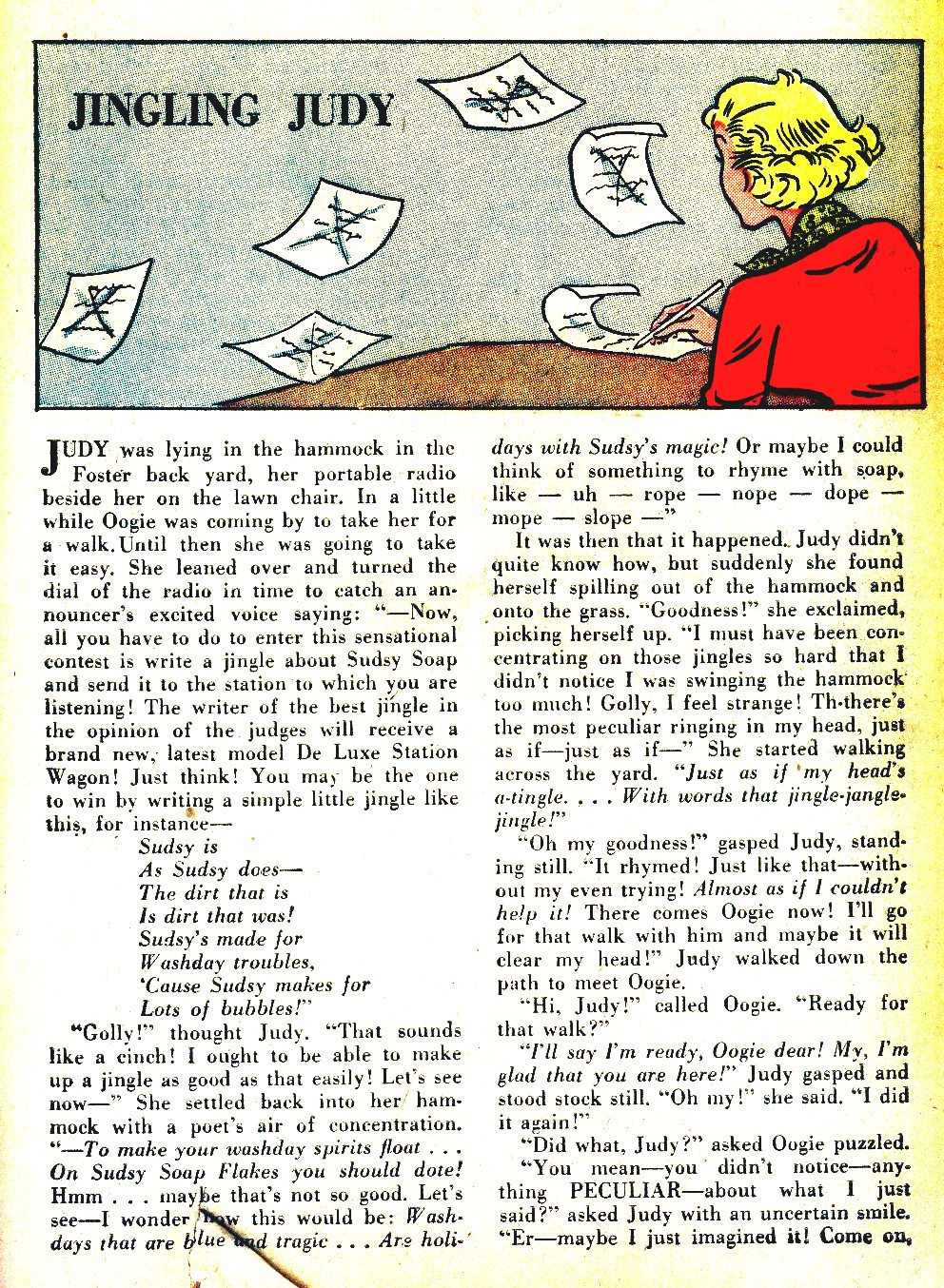 Read online A Date with Judy comic -  Issue #37 - 33