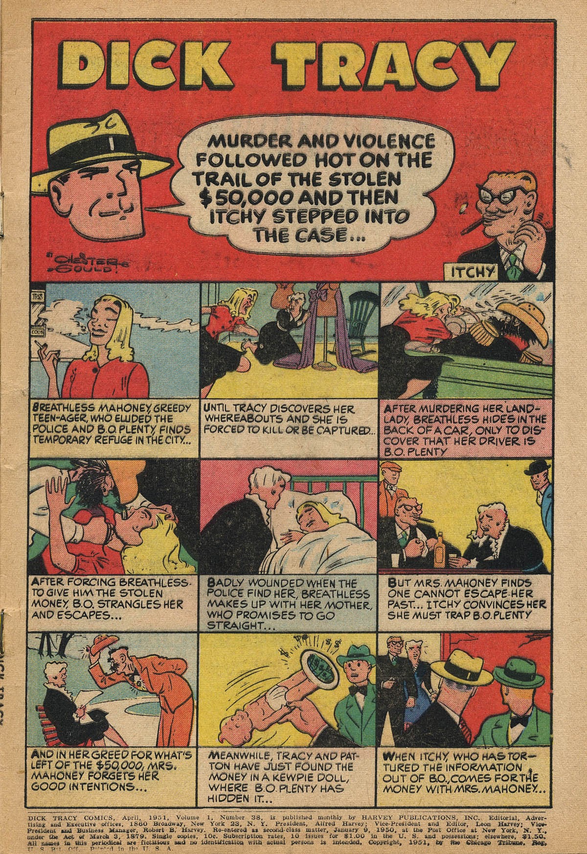 Read online Dick Tracy comic -  Issue #38 - 3