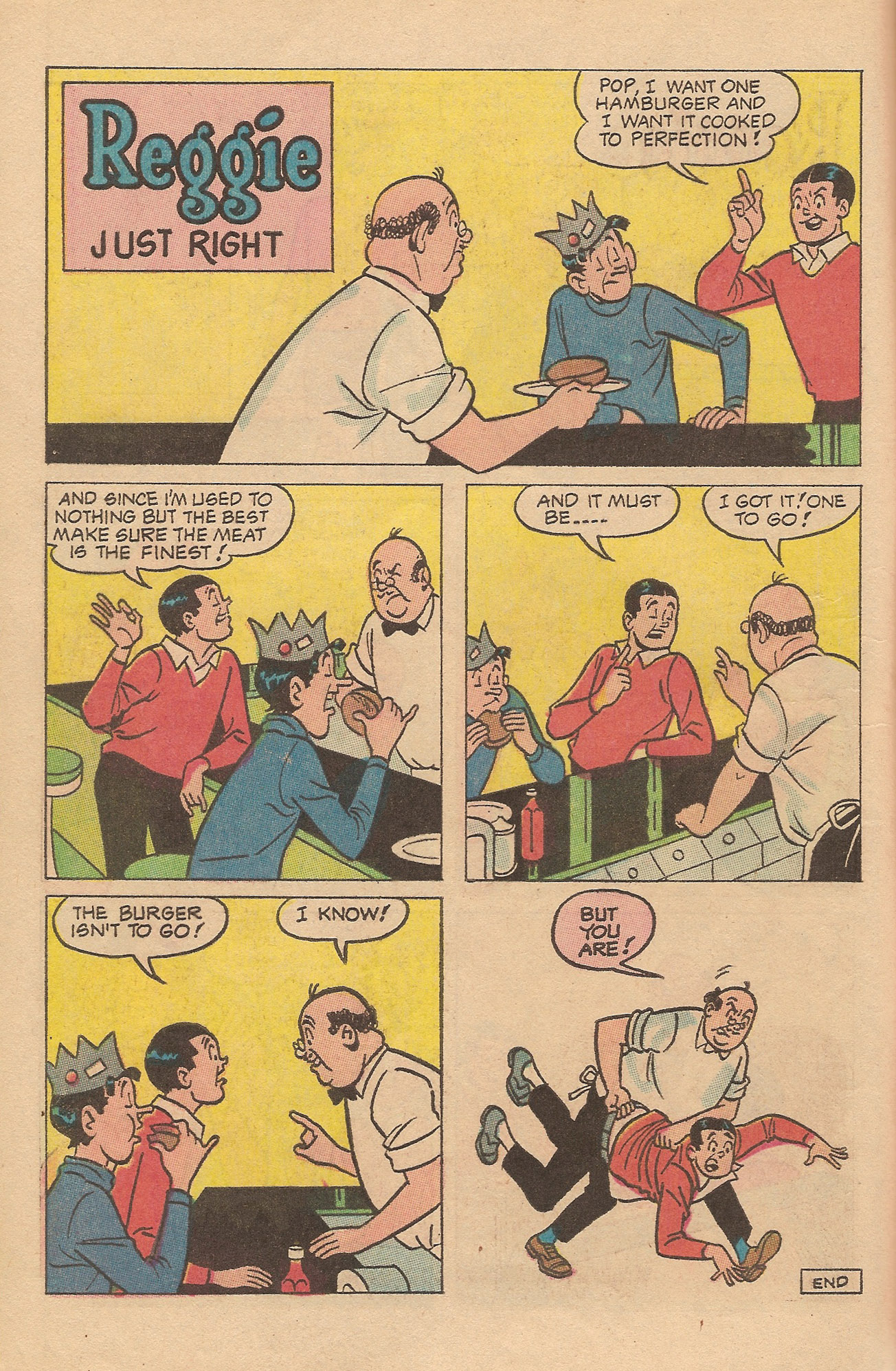 Read online Reggie's Wise Guy Jokes comic -  Issue #5 - 52
