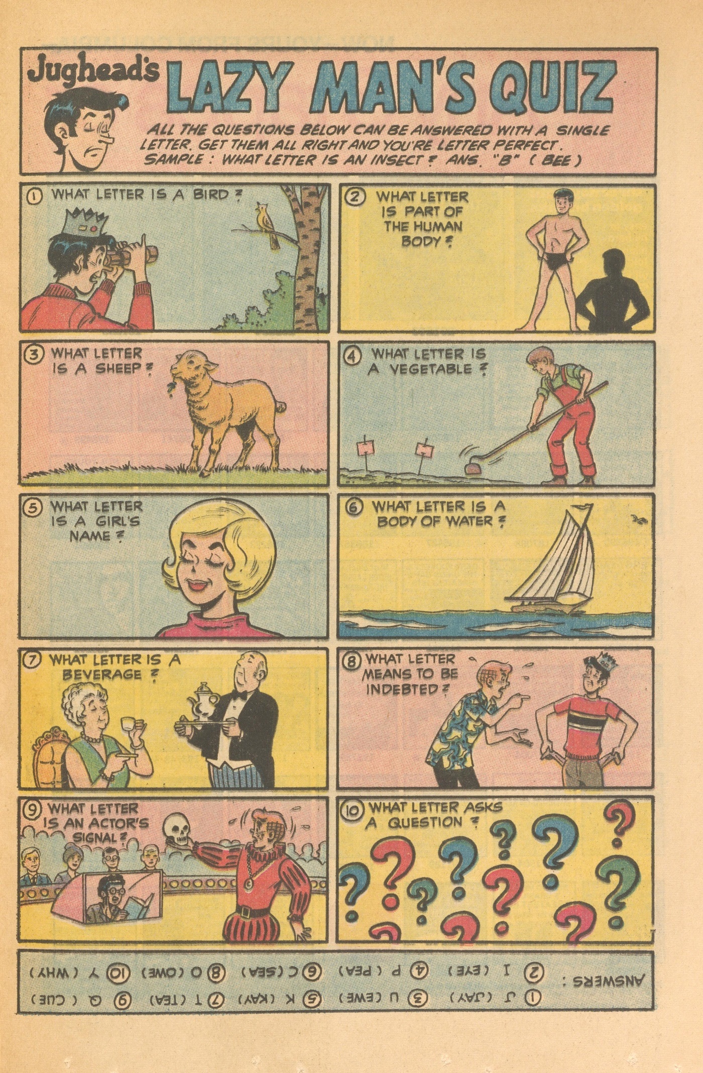 Read online Jughead's Jokes comic -  Issue #27 - 25