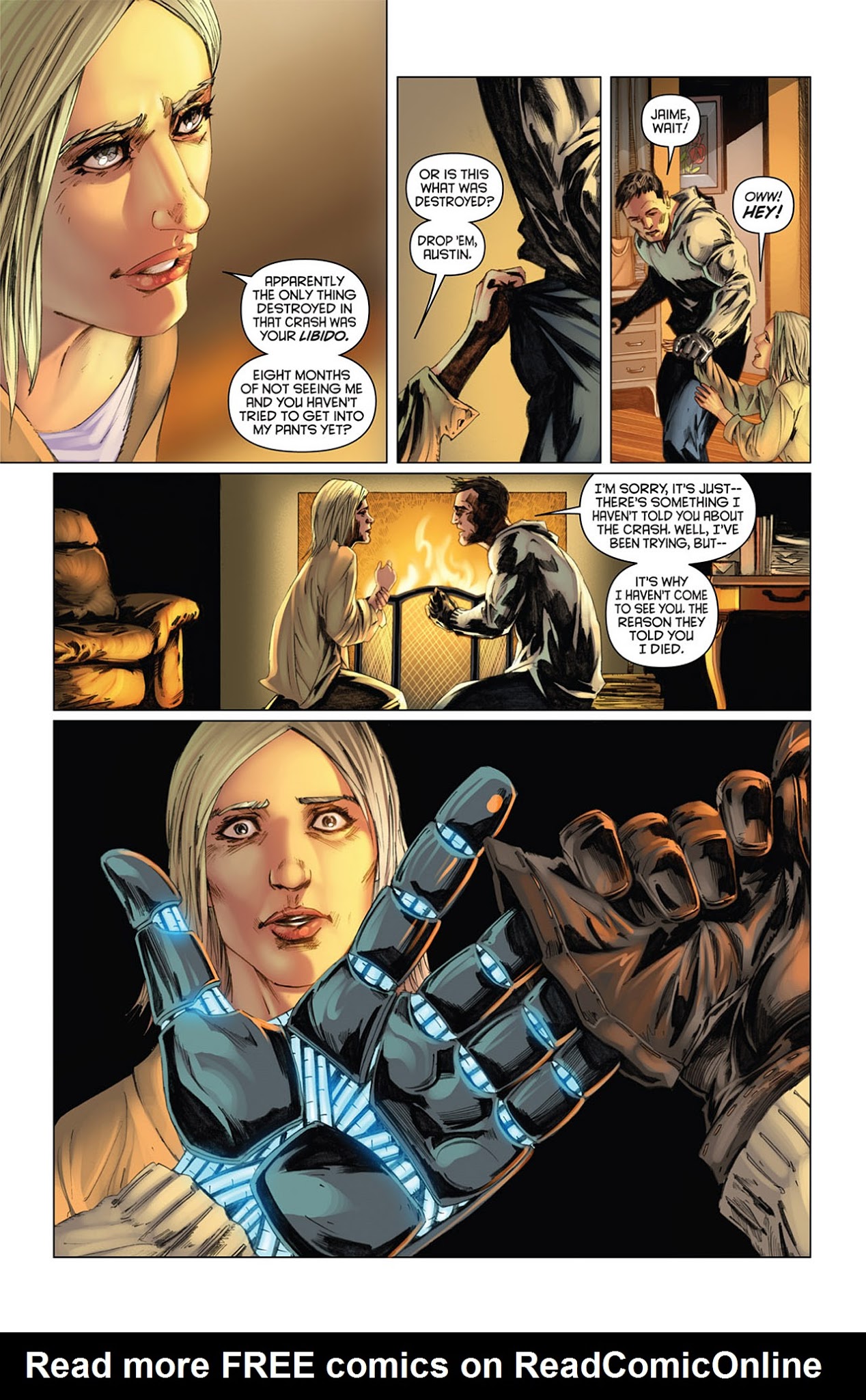 Read online Bionic Man comic -  Issue #7 - 8