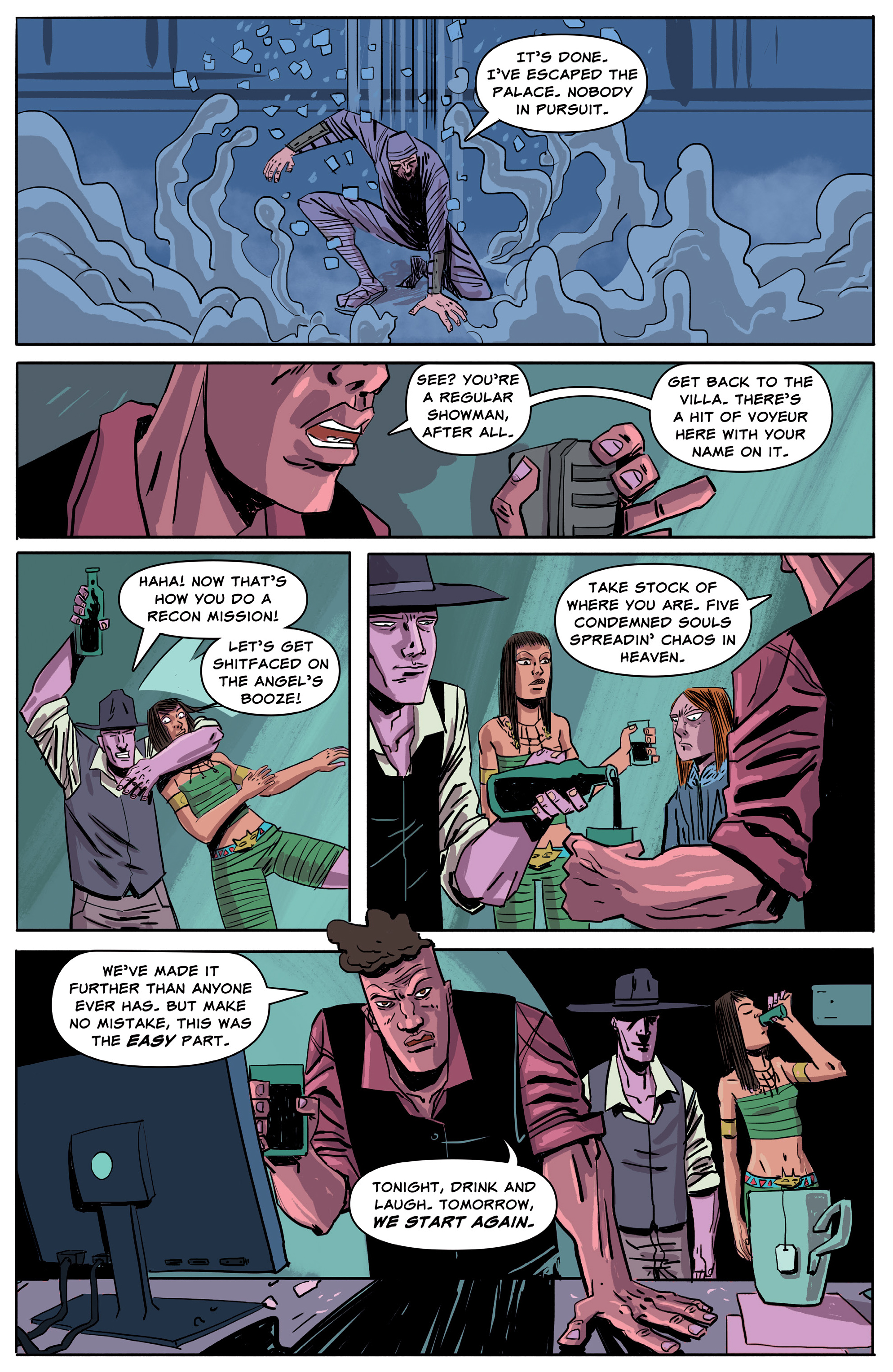 Read online Heavenly Blues comic -  Issue #4 - 10