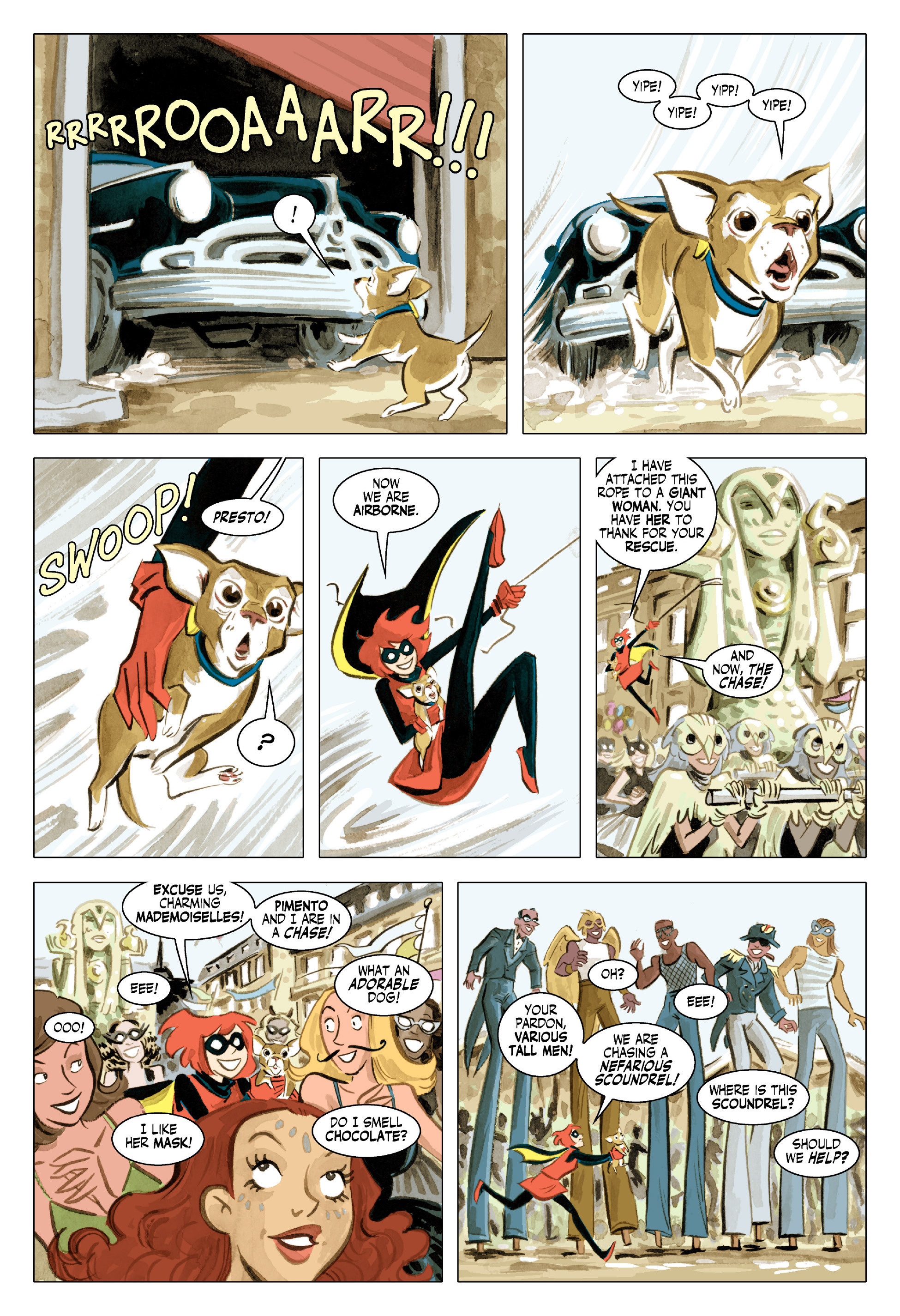 Read online Bandette (2012) comic -  Issue #13 - 17