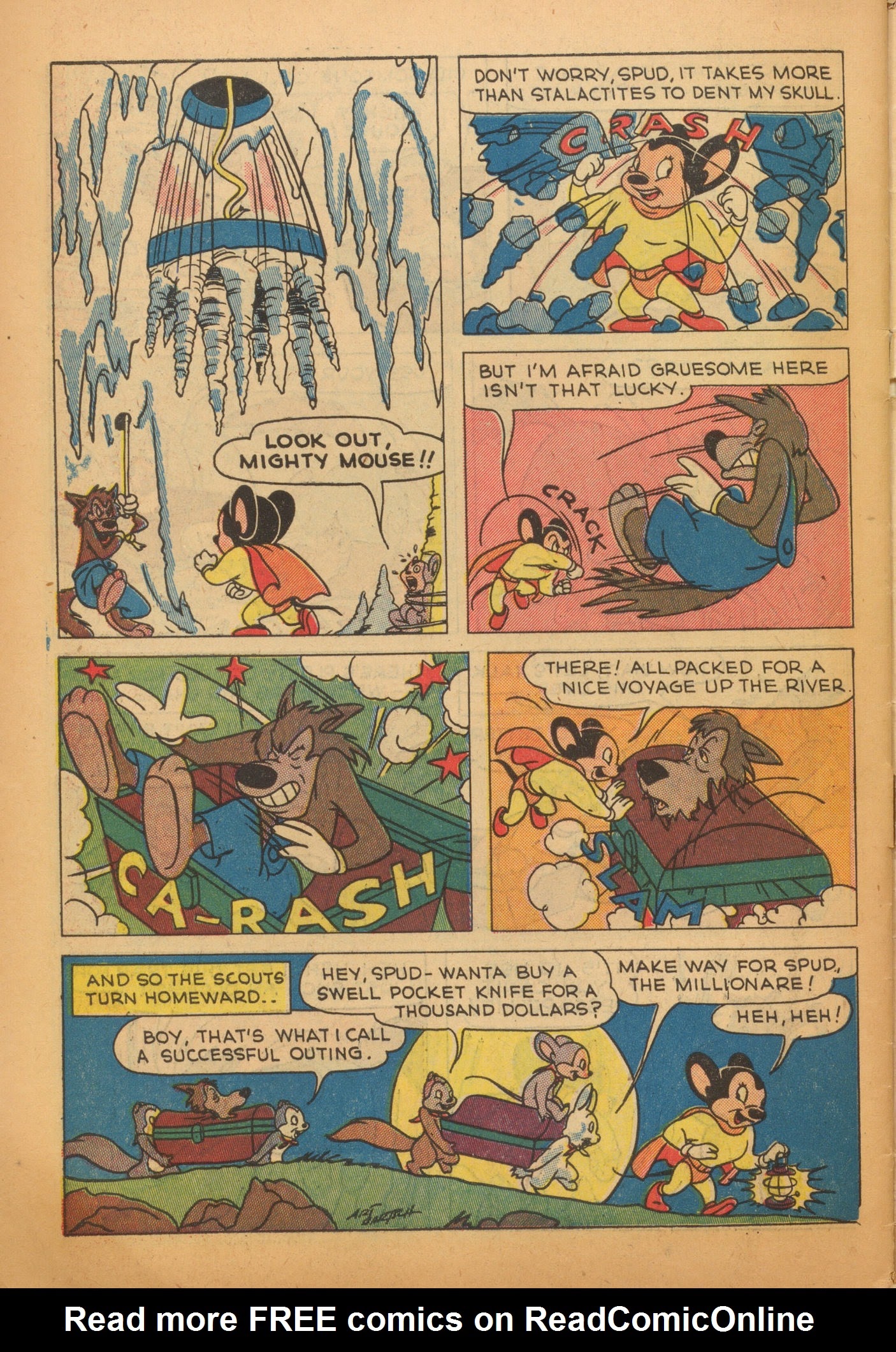 Read online Paul Terry's Mighty Mouse Comics comic -  Issue #6 - 38