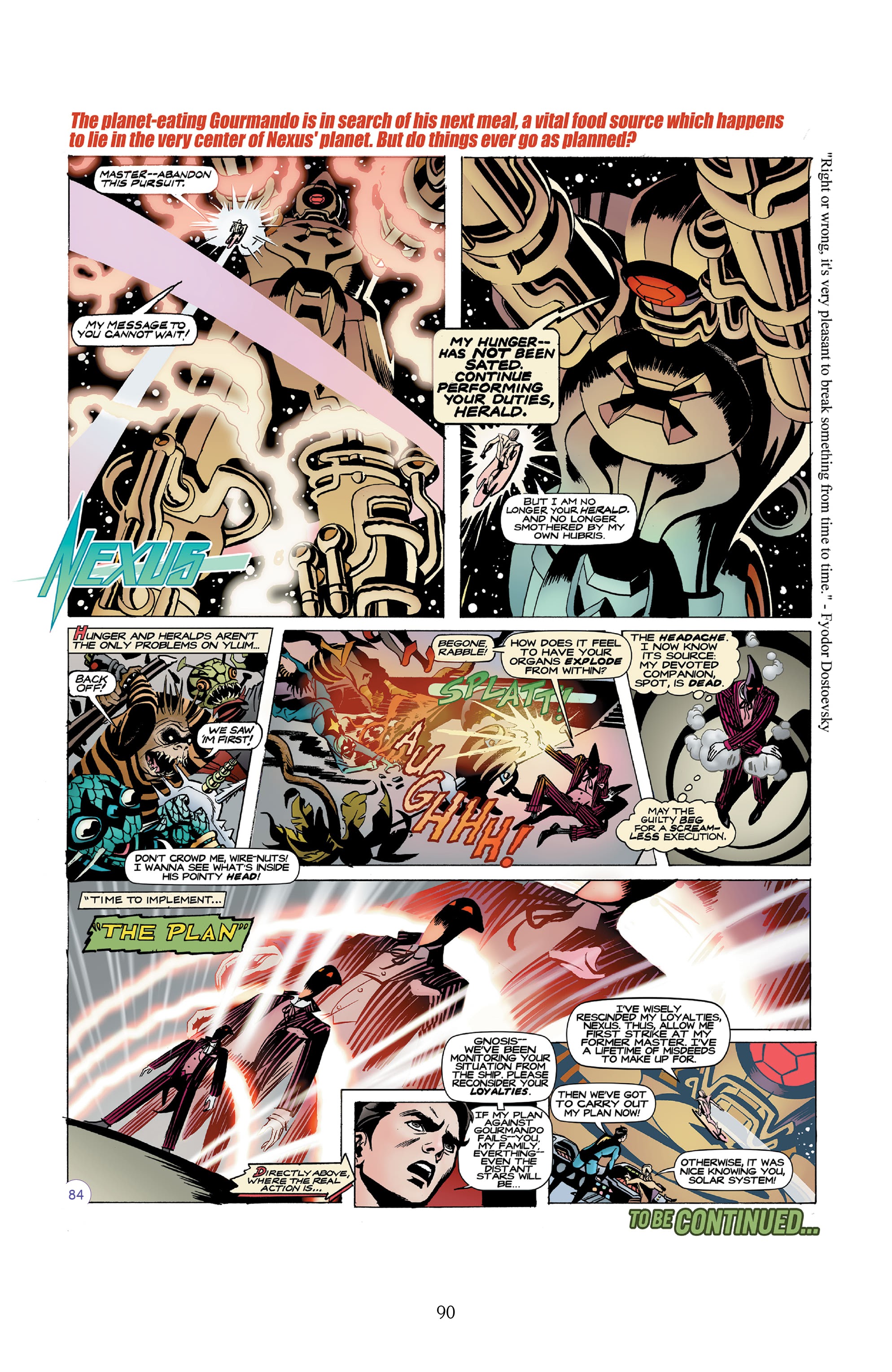 Read online Nexus Newspaper Strips: The Coming of Gourmando comic -  Issue # TPB (Part 1) - 89