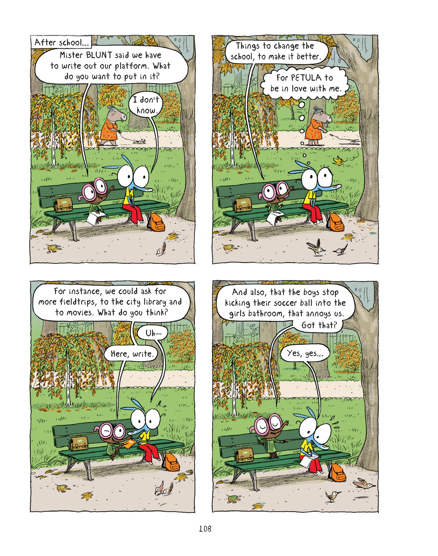 Read online Ariol comic -  Issue # TPB 6 - 109
