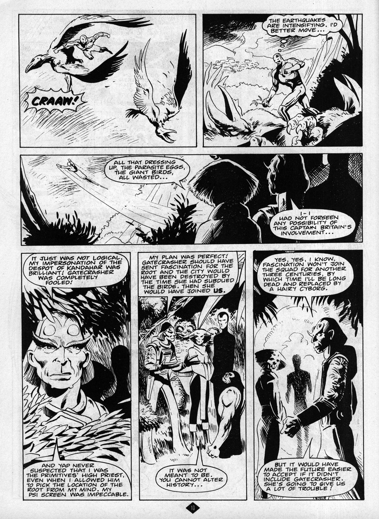 Read online Captain Britain (1985) comic -  Issue #12 - 10
