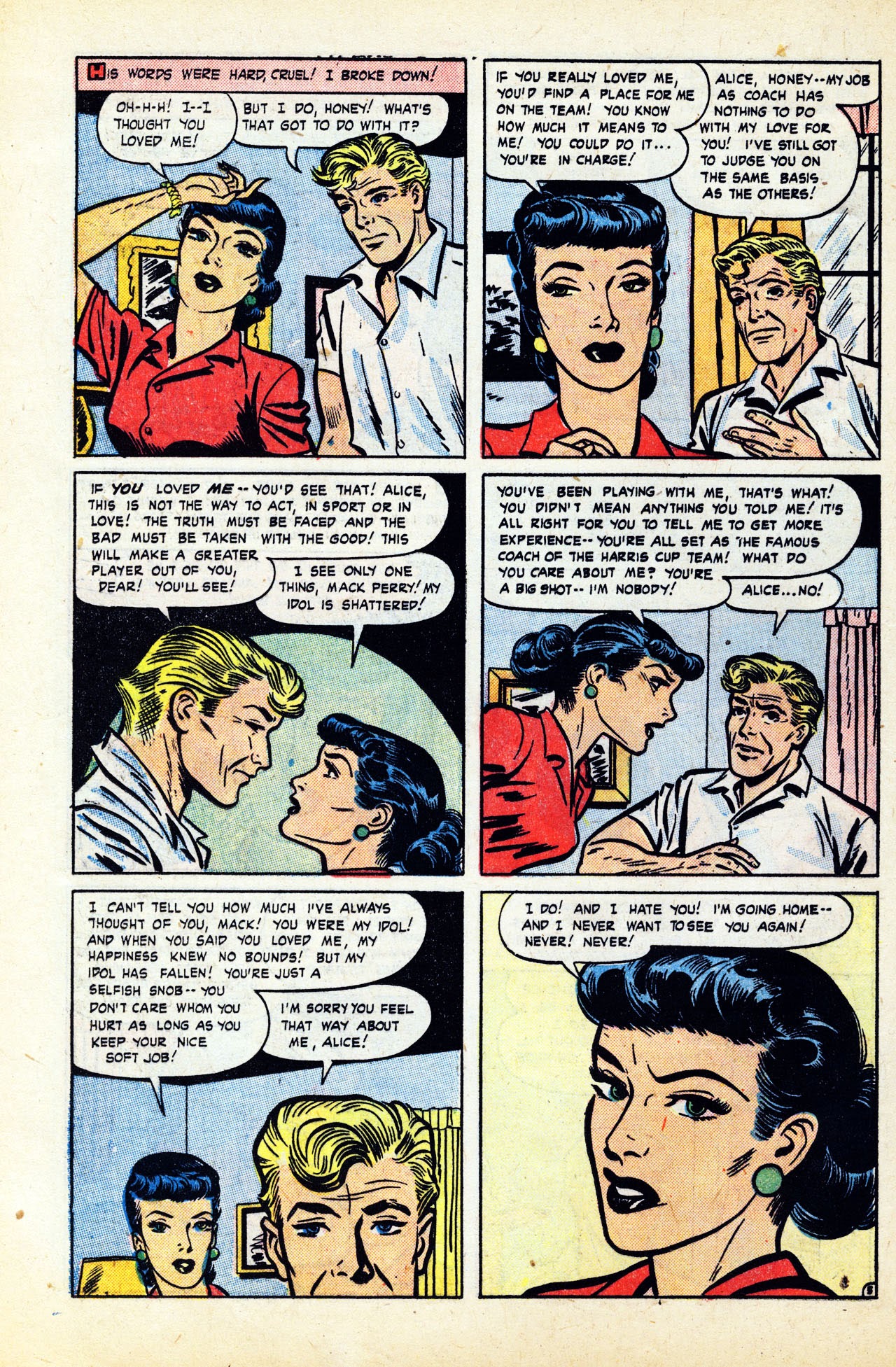 Read online My Love (1949) comic -  Issue #3 - 16