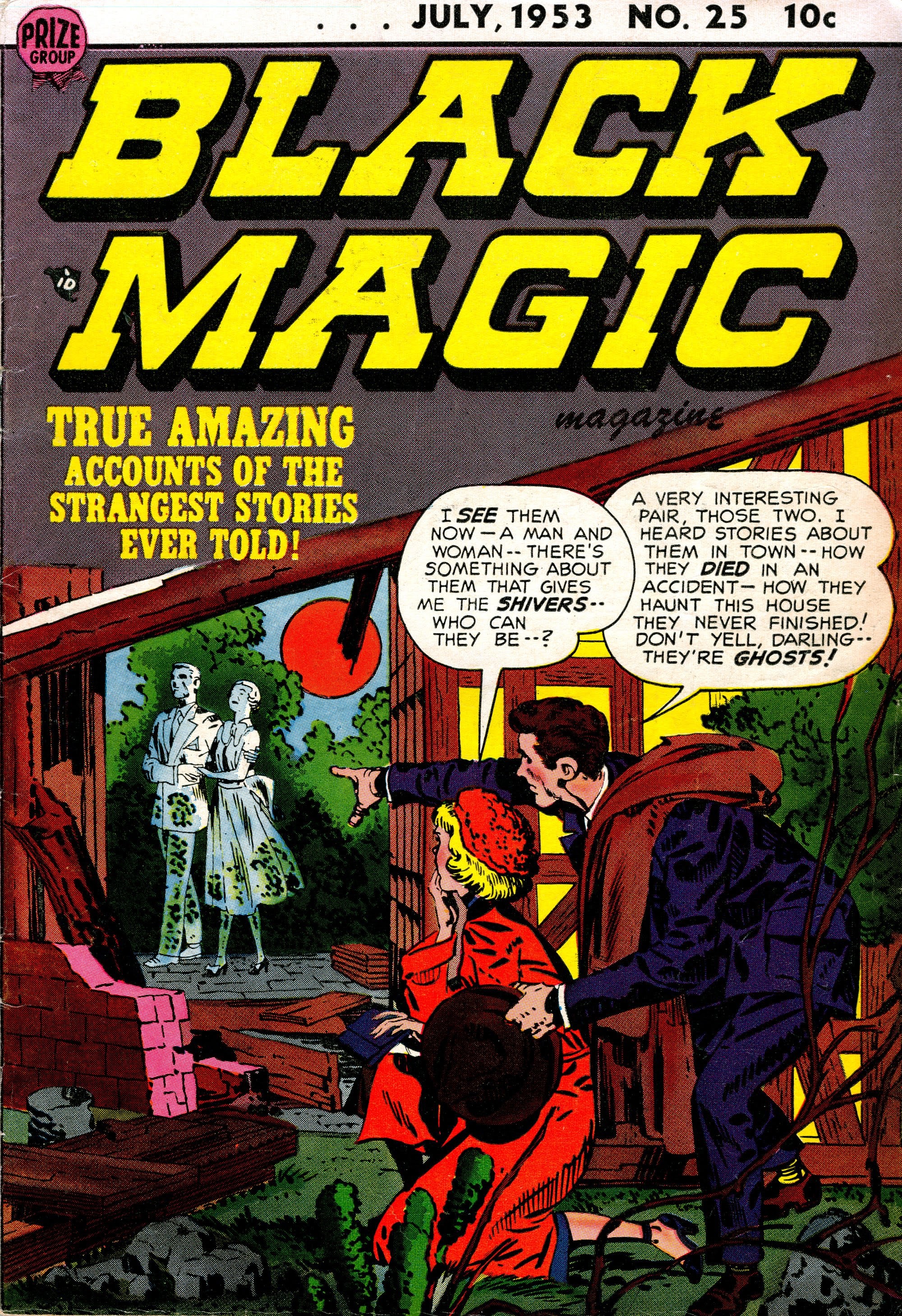 Read online Black Magic (1950) comic -  Issue #25 - 1