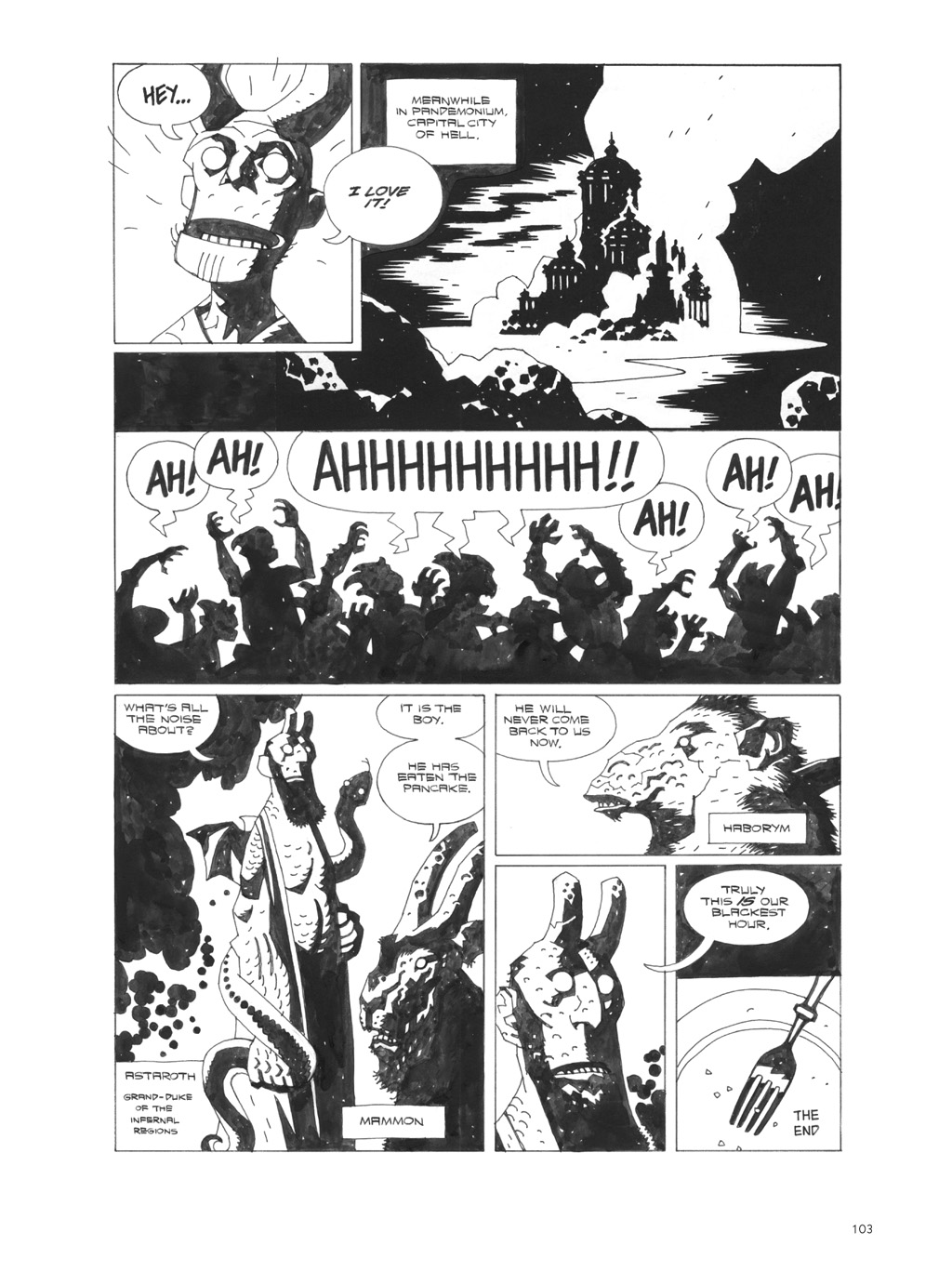 Read online The Art of Hellboy comic -  Issue # TPB - 104