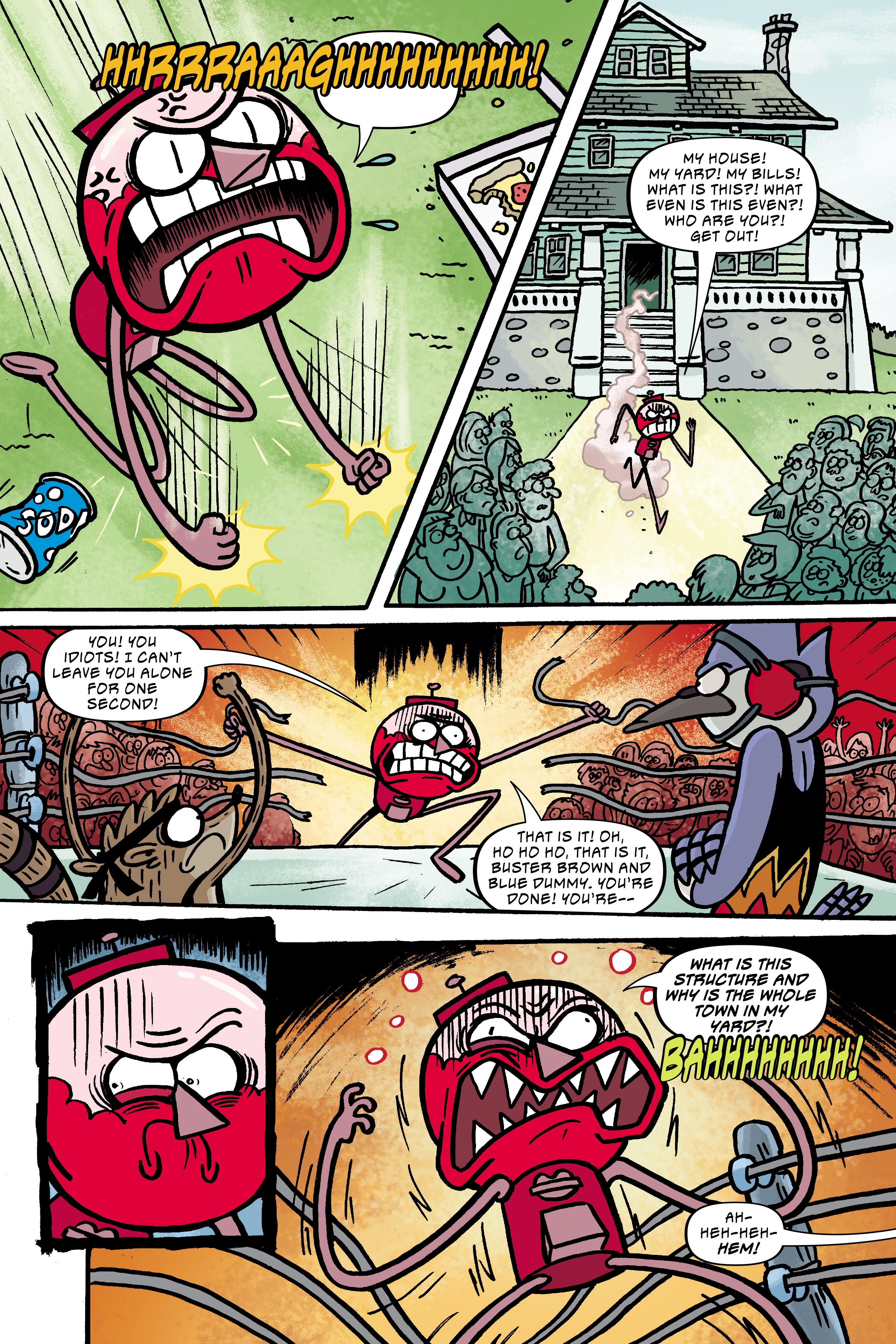 Read online Regular Show: Wrasslesplosion comic -  Issue # TPB - 29