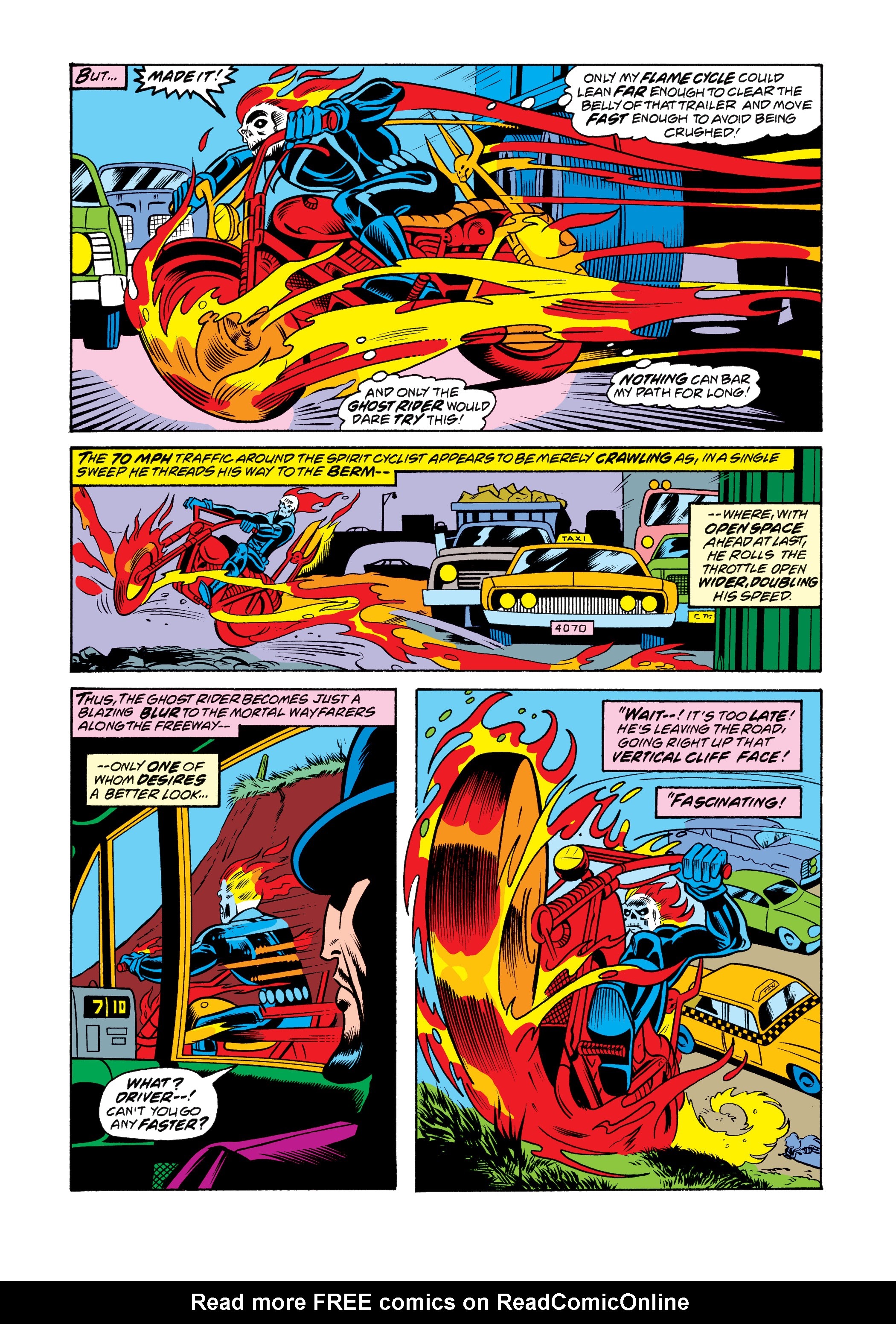 Read online Marvel Masterworks: Ghost Rider comic -  Issue # TPB 3 (Part 1) - 100