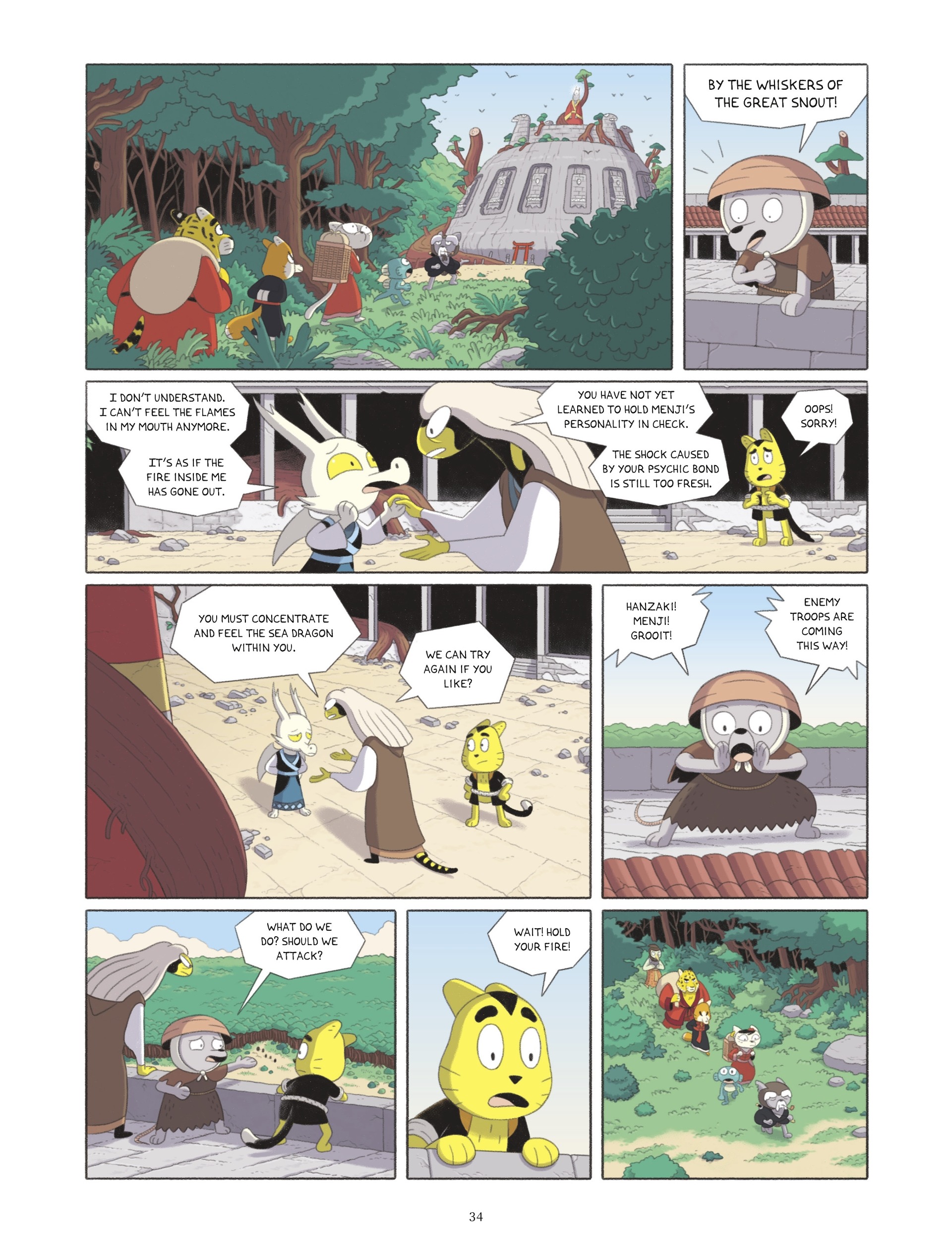 Read online Menji and the Ruins of Mount Mystery comic -  Issue # Full - 34