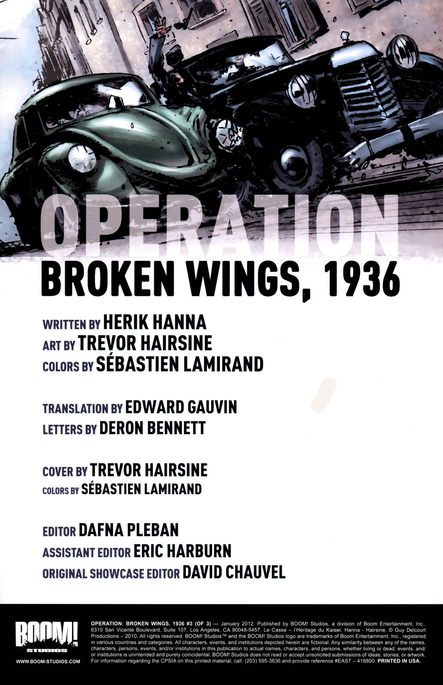Read online Operation: Broken Wings, 1936 comic -  Issue #3 - 2