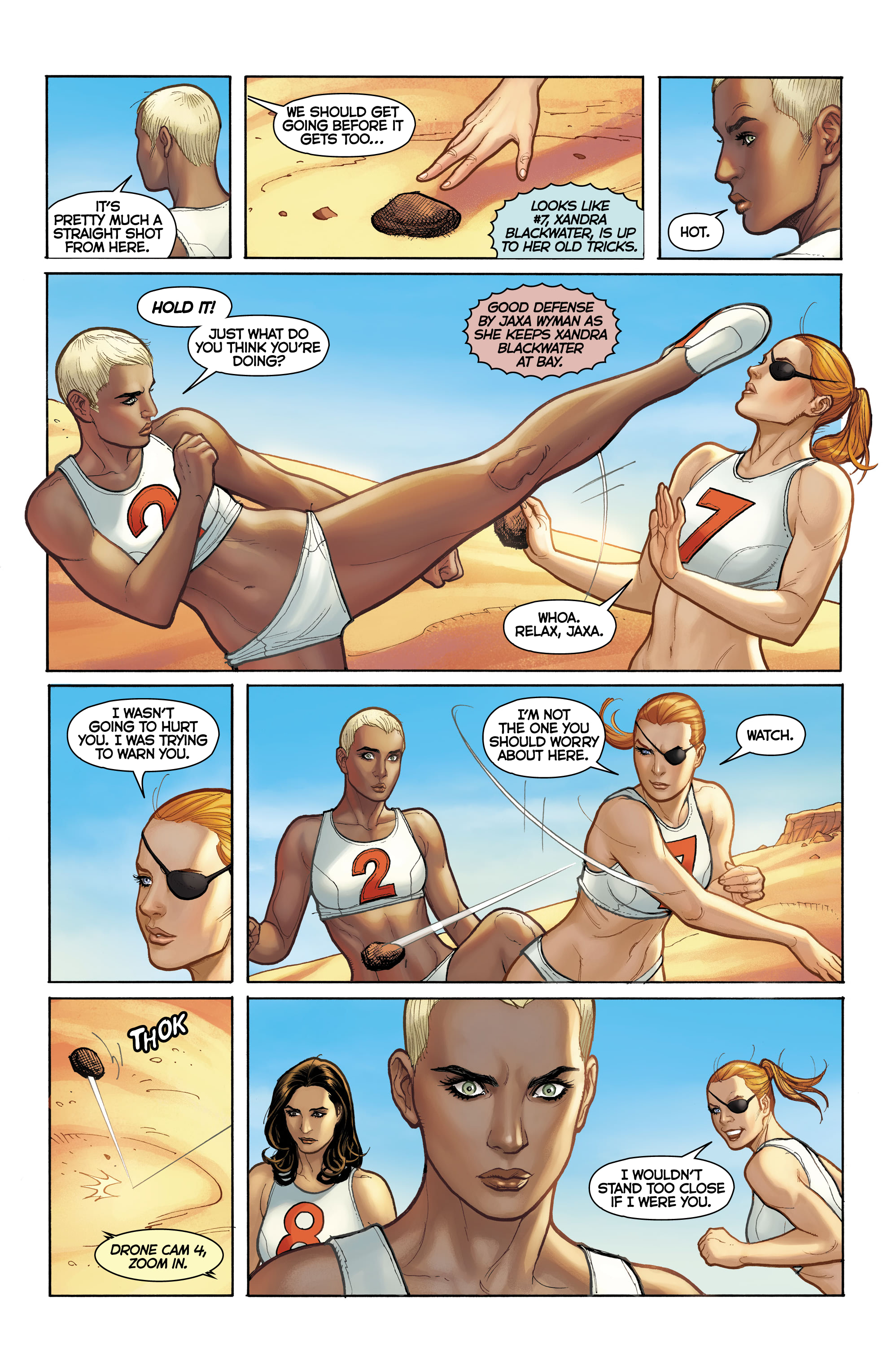 Read online Fight Girls comic -  Issue #2 - 6