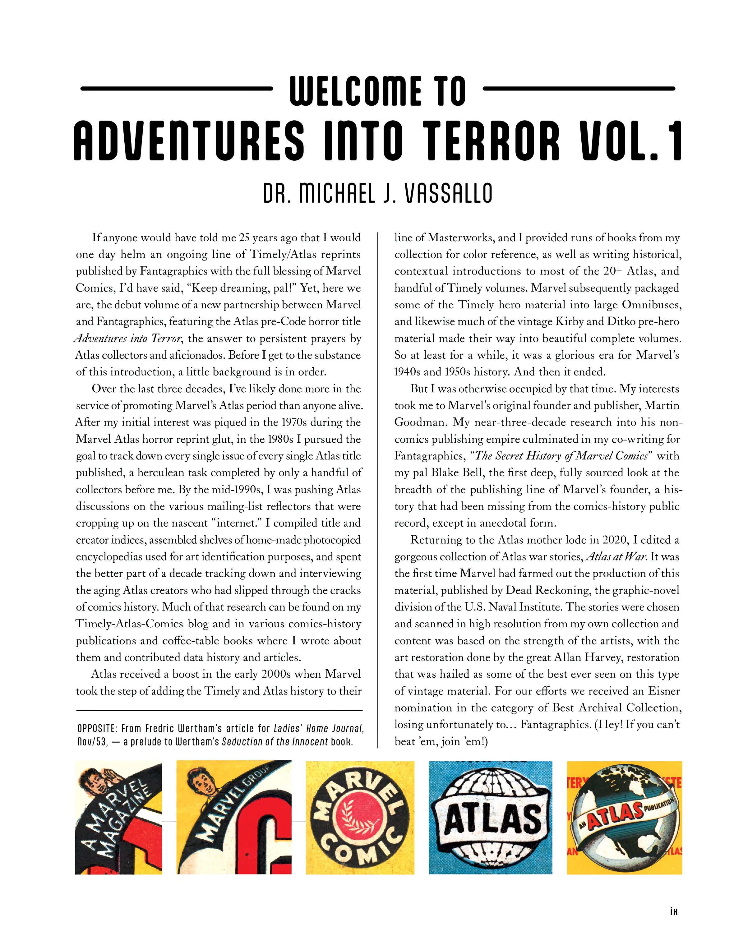 Read online Atlas Comics Library: Adventures Into Terror comic -  Issue # TPB (Part 1) - 10