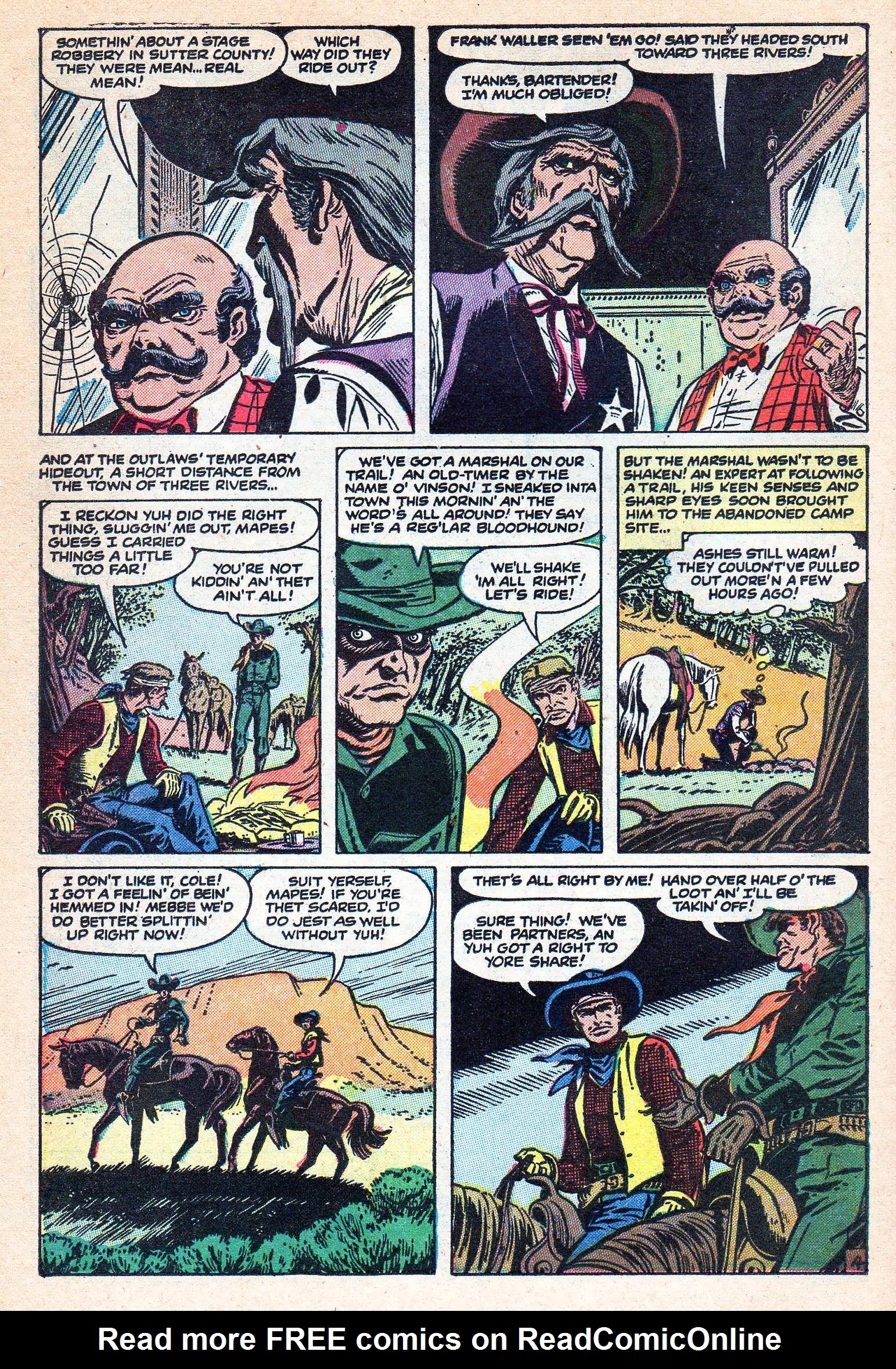 Read online Western Outlaws (1954) comic -  Issue #3 - 14