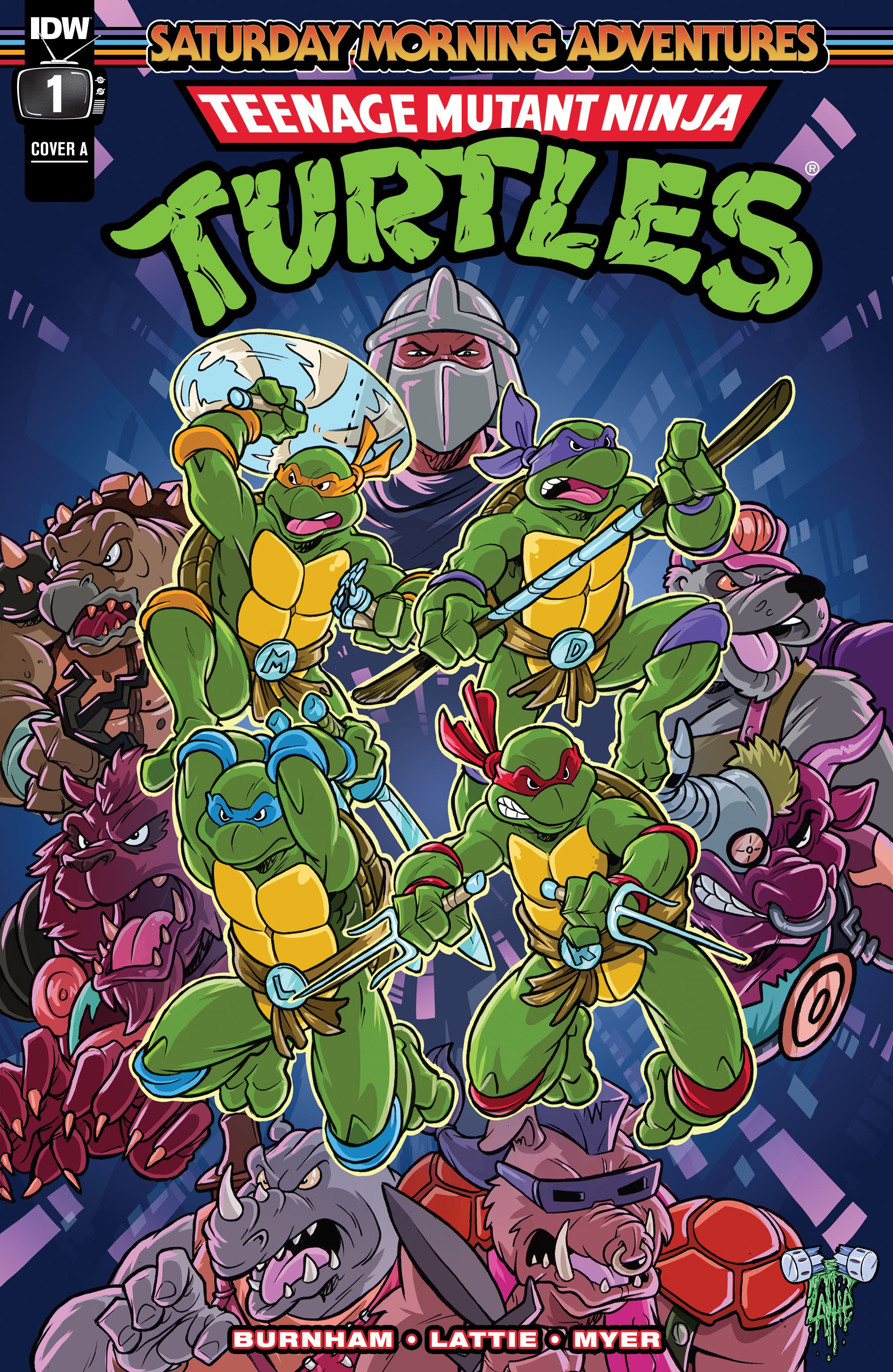 Read online Teenage Mutant Ninja Turtles: Saturday Morning Adventures comic -  Issue #1 - 1