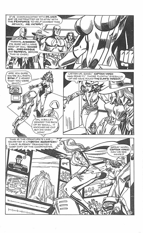 Read online FemForce Versus The Claw comic -  Issue # Full - 24