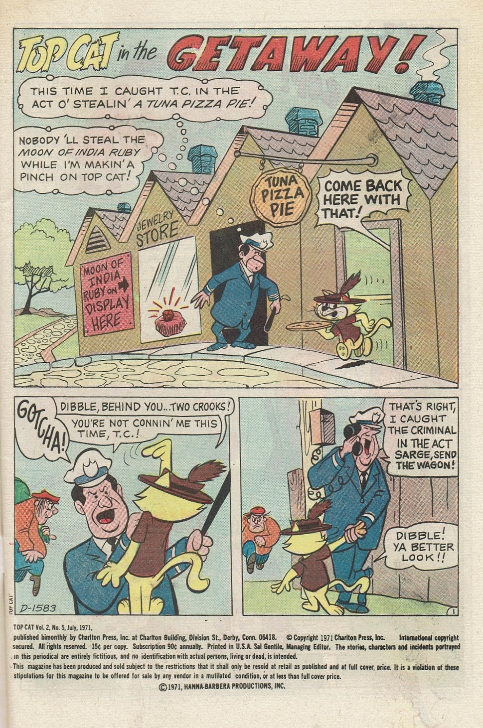 Read online Top Cat (1970) comic -  Issue #5 - 3