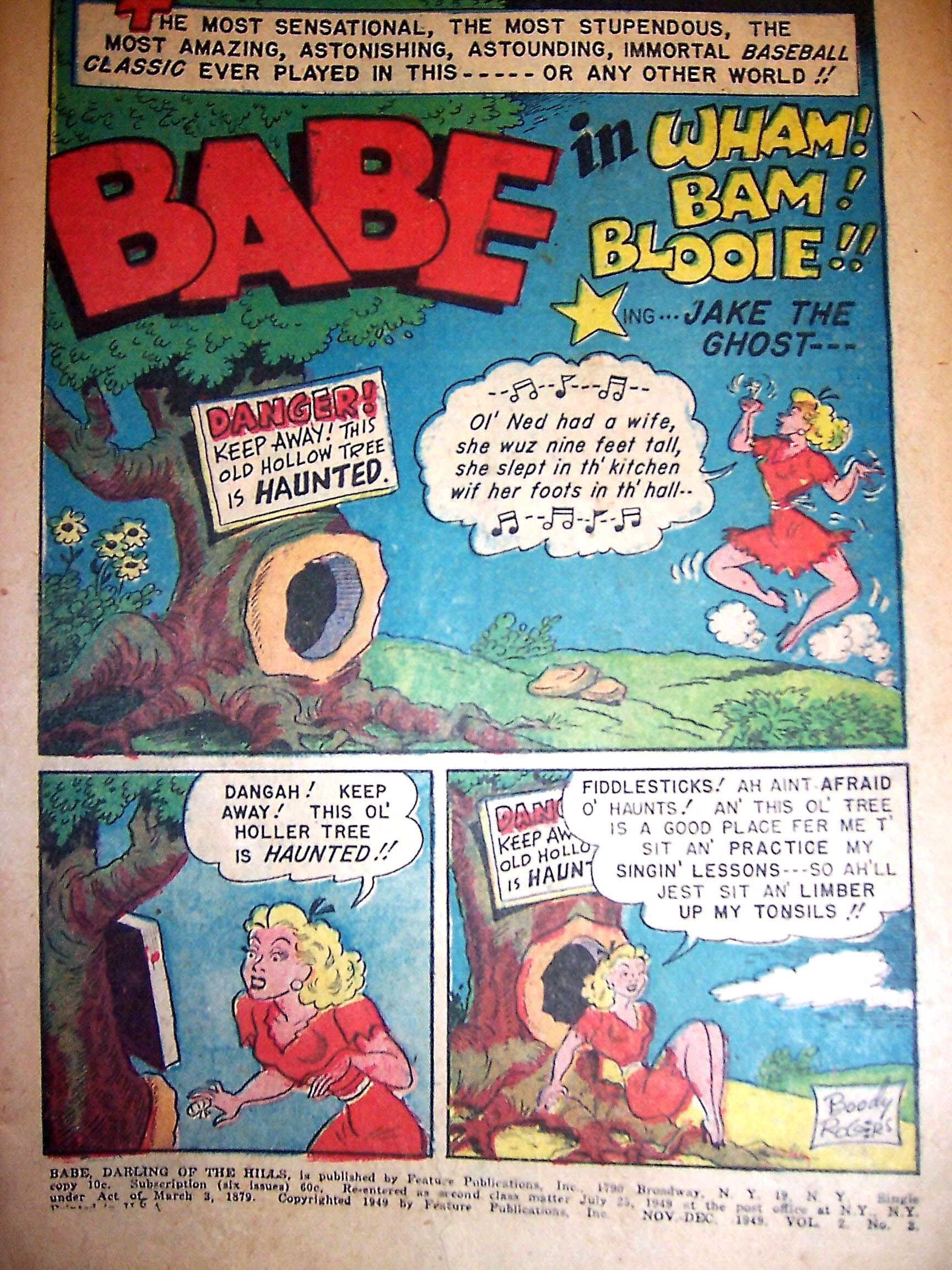 Read online Babe (1948) comic -  Issue #9 - 3