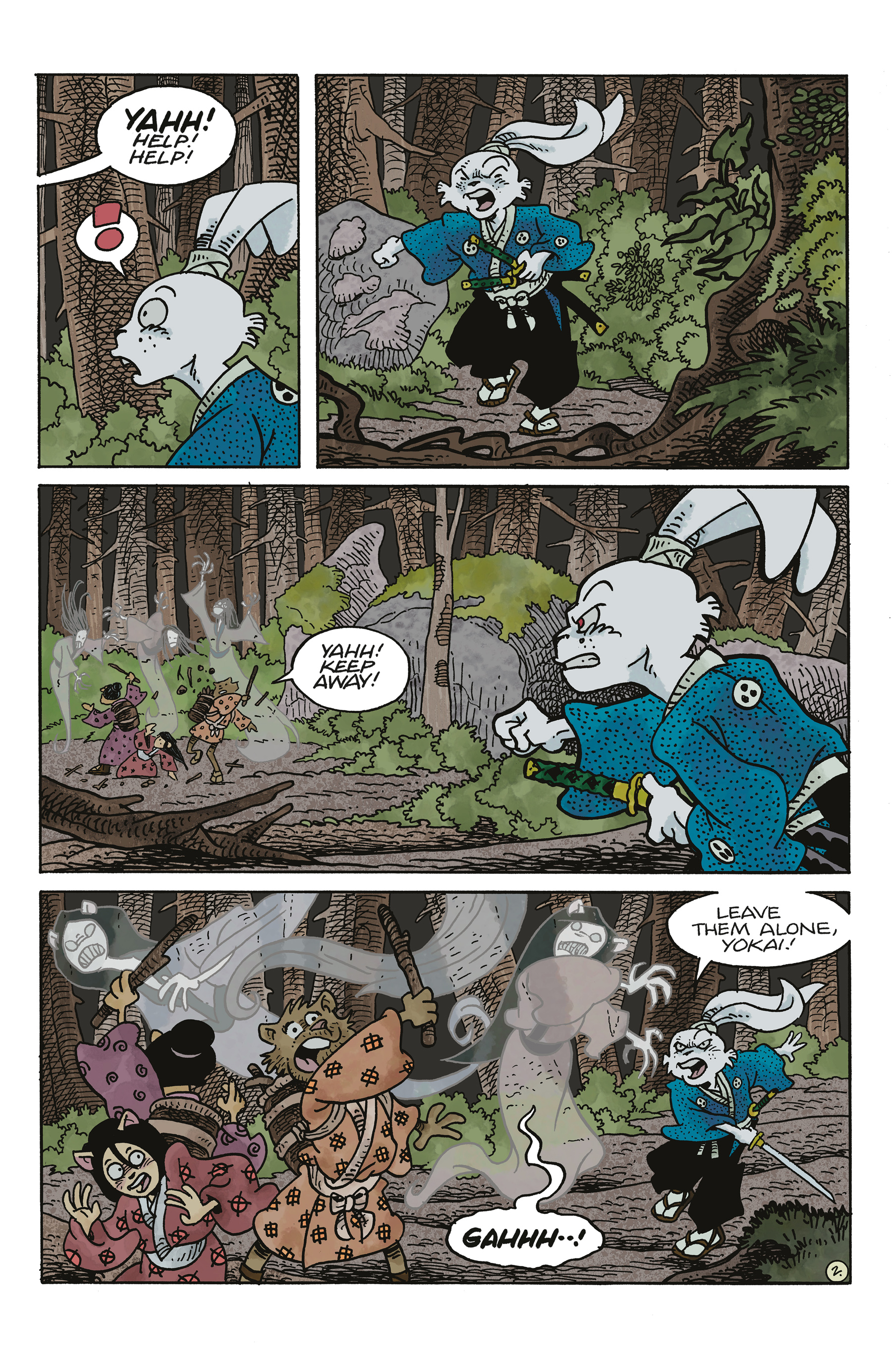 Read online Space Usagi: Yokai Hunter comic -  Issue # Full - 4