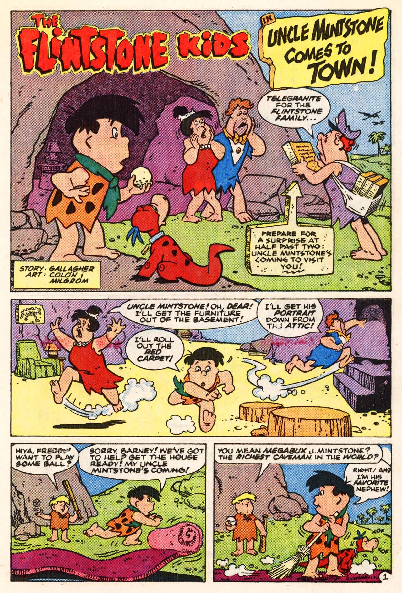 Read online The Flintstone Kids comic -  Issue #1 - 17