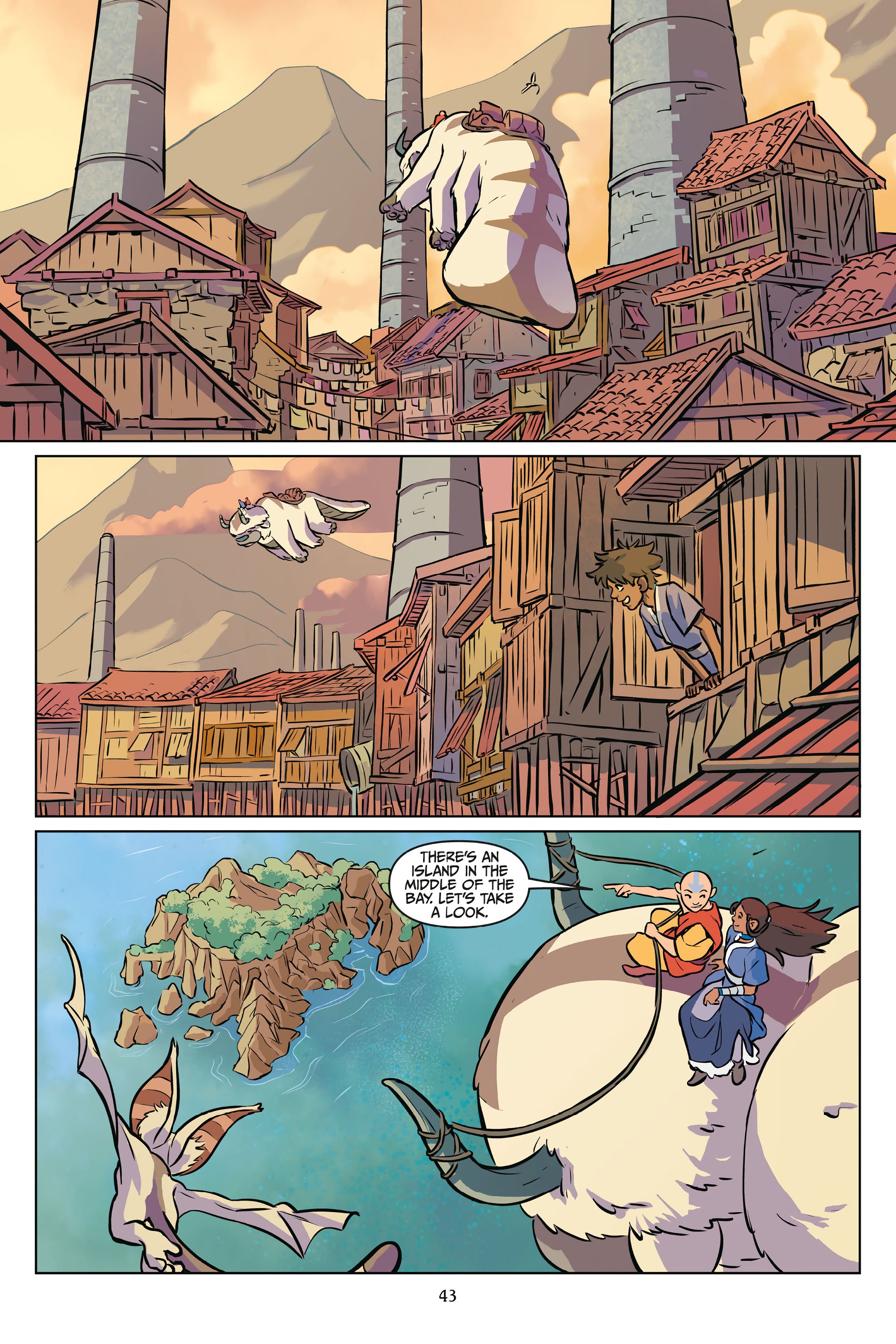 Read online Nickelodeon Avatar: The Last Airbender - Imbalance comic -  Issue # _Omnibus (Part 1) - 44