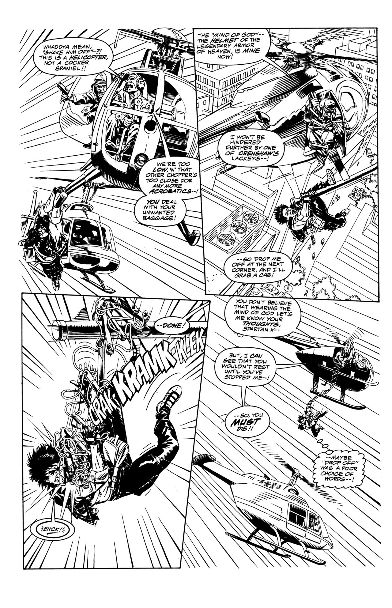 Read online Jackie Chan's Spartan X: Hell Bent Hero For Hire comic -  Issue #2 - 4
