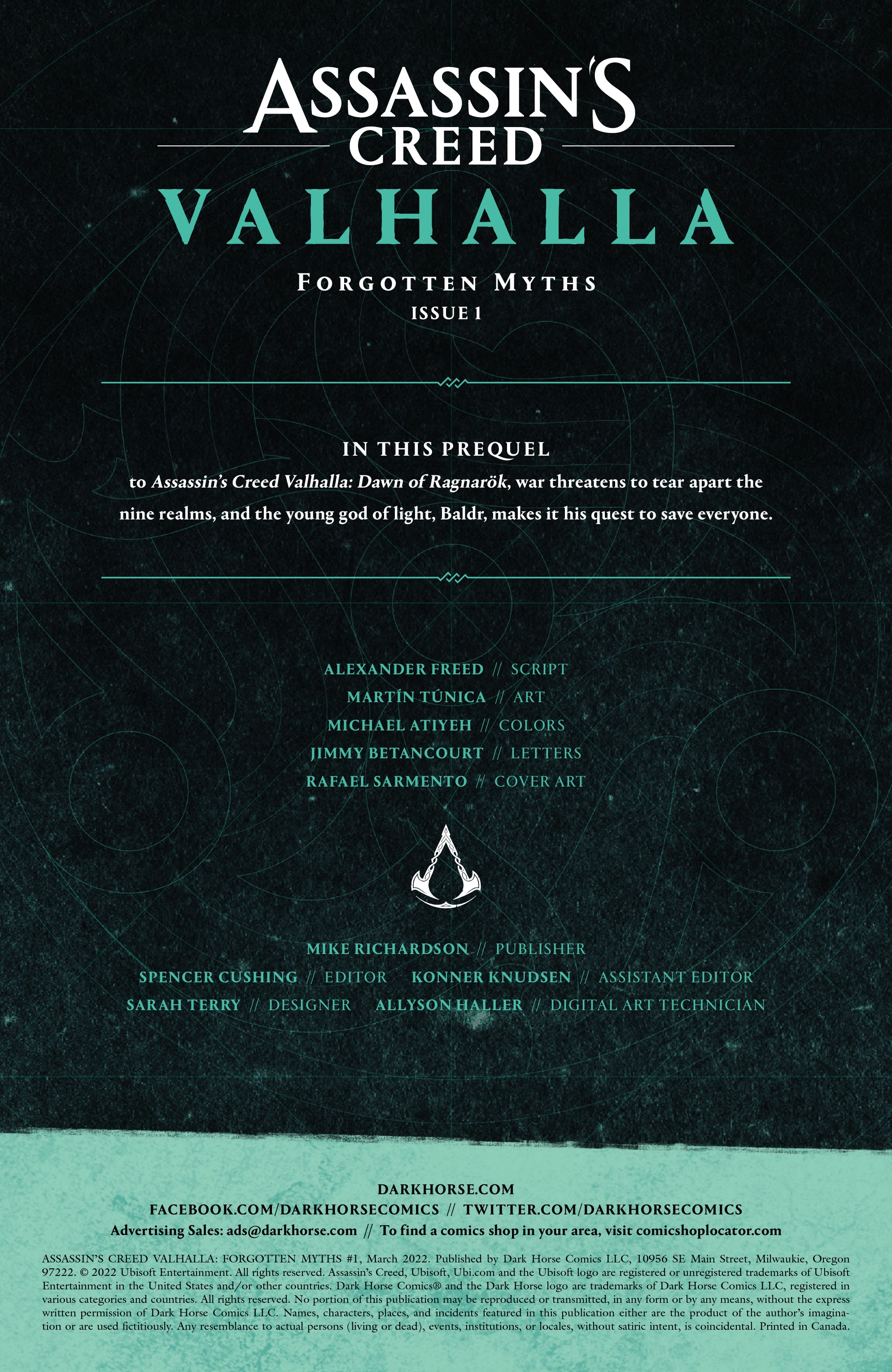 Read online Assassin's Creed Valhalla: Forgotten Myths comic -  Issue #1 - 2