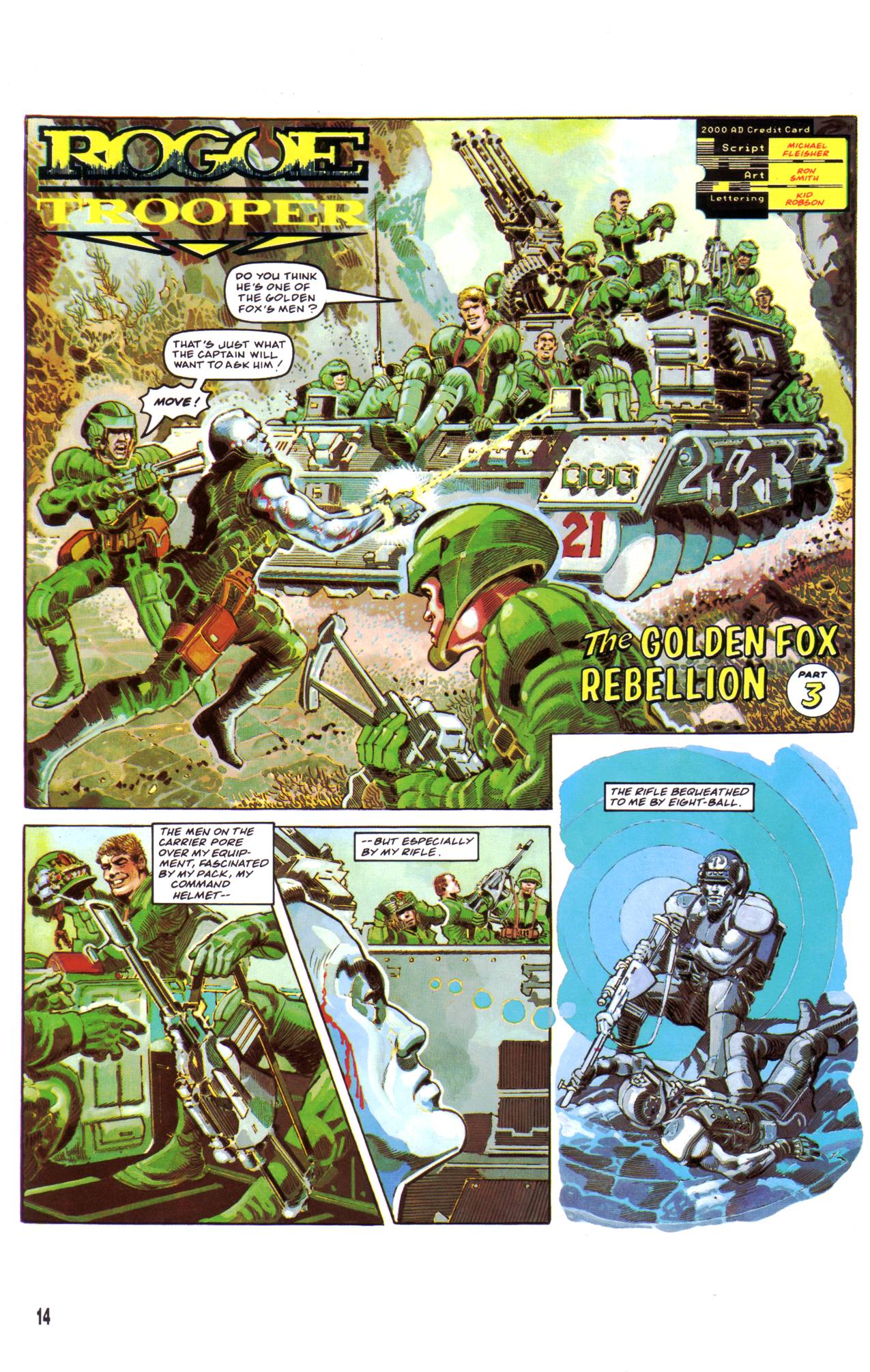 Read online Rogue Trooper:  The Final Warrior comic -  Issue #1 - 15