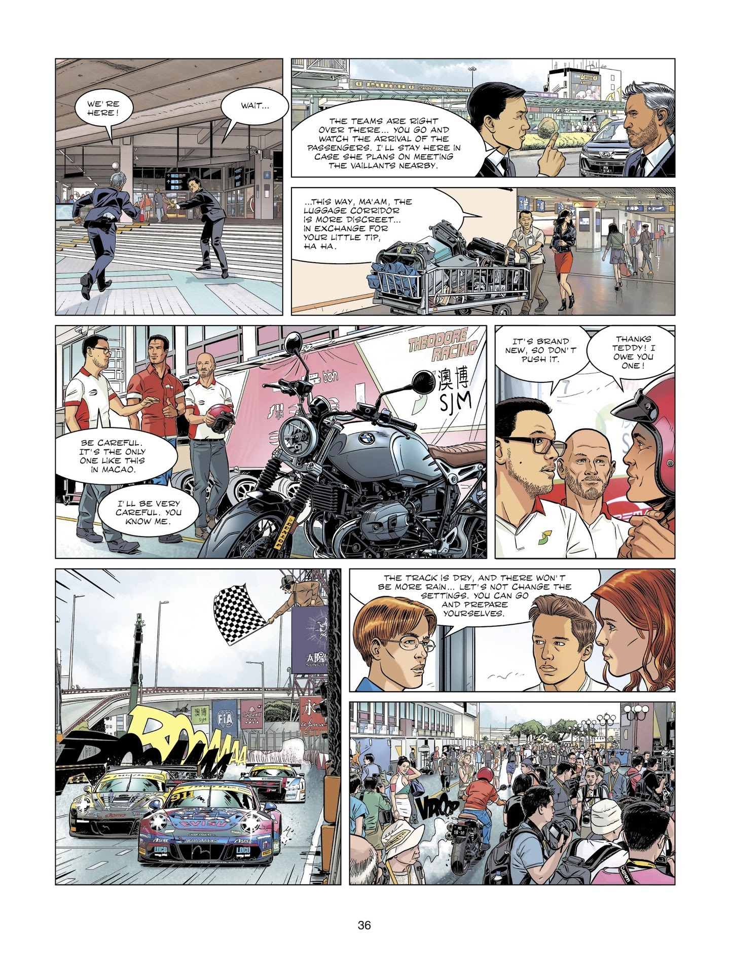 Read online Michel Vaillant comic -  Issue #7 - 36