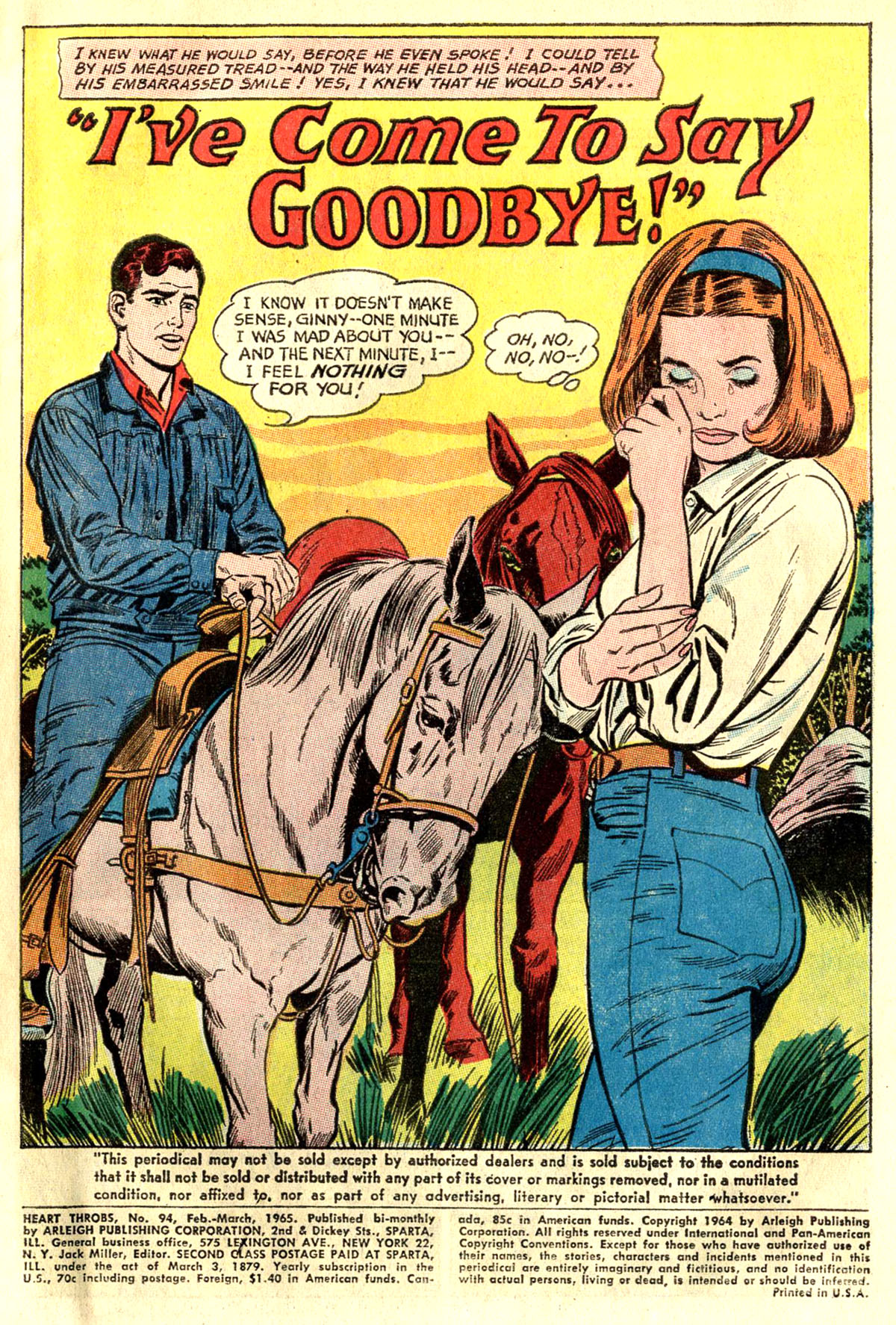Read online Heart Throbs comic -  Issue #94 - 3